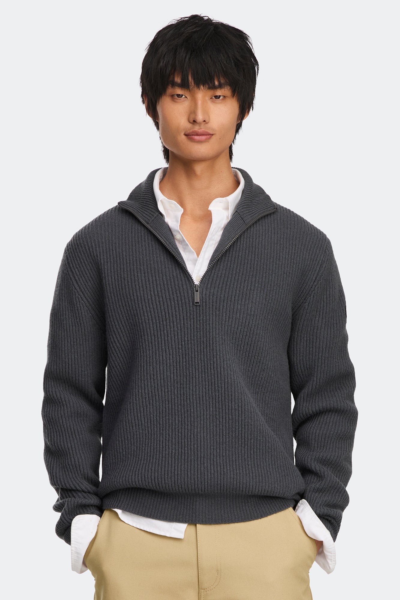 canada-goose-mckinney-7643mt-pull-tricot-zip-noir-homme image 7