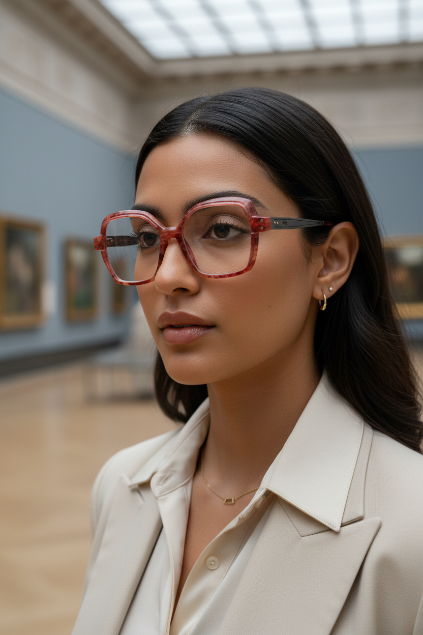 monarc-boron-par-o-monture-lunettes-rose-bordeaux-14g image 2