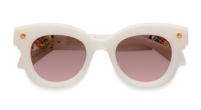 etnia-barcelona-santa-maria-white-lunettes-de-soleil-wh-calibre-48 image 1