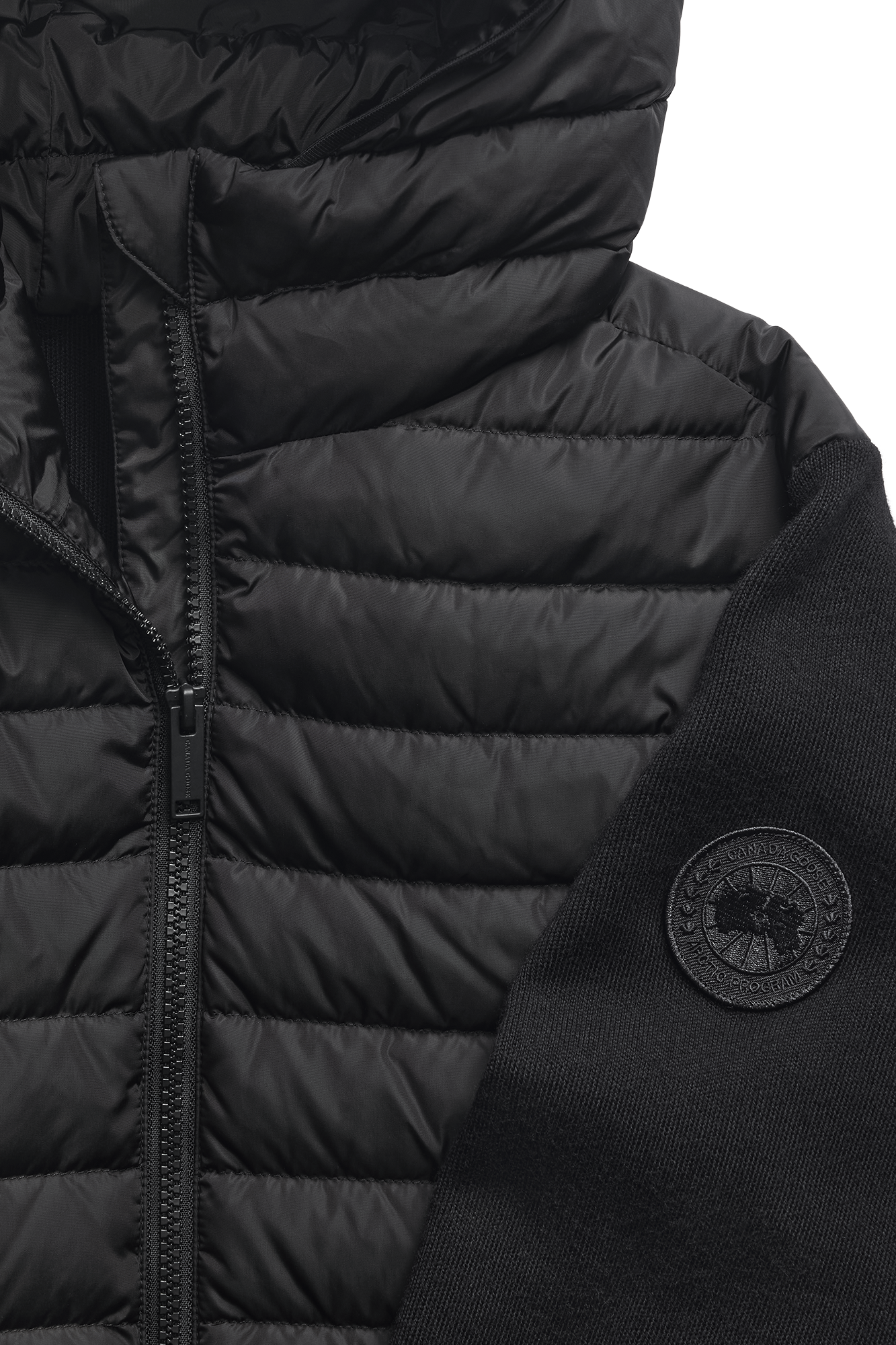 canada-goose-hybridge-hayes-hoodie-sweat-femme-noir image 2