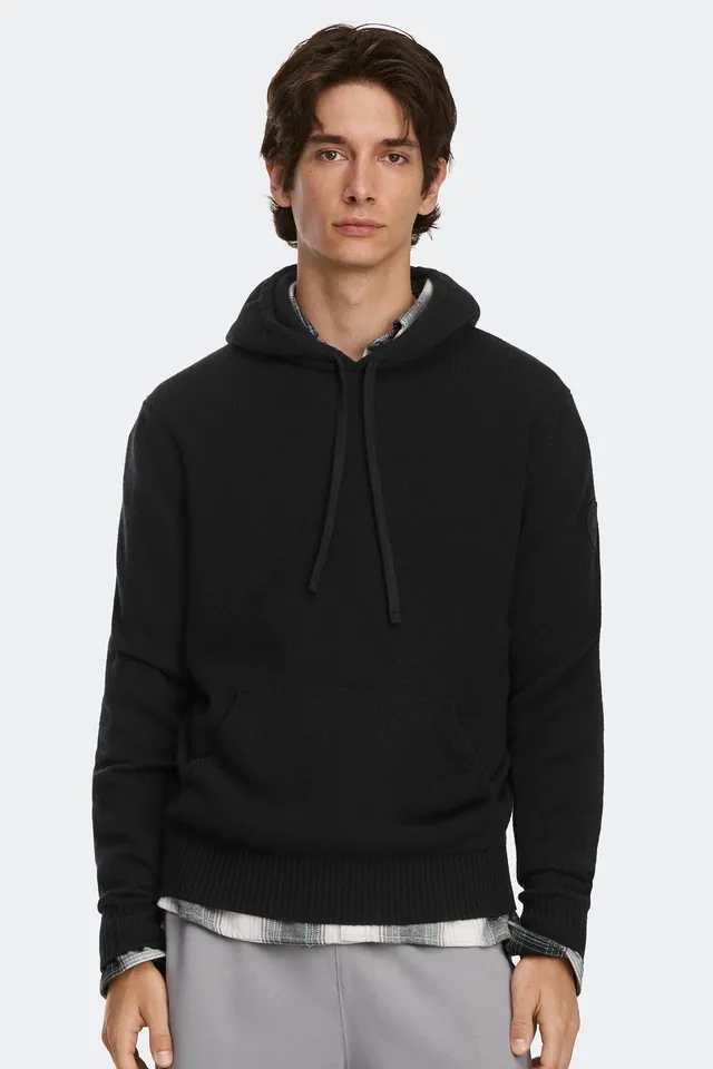 canada-goose-zinnia-7648m-hoodie-tricot-noir-homme image 1