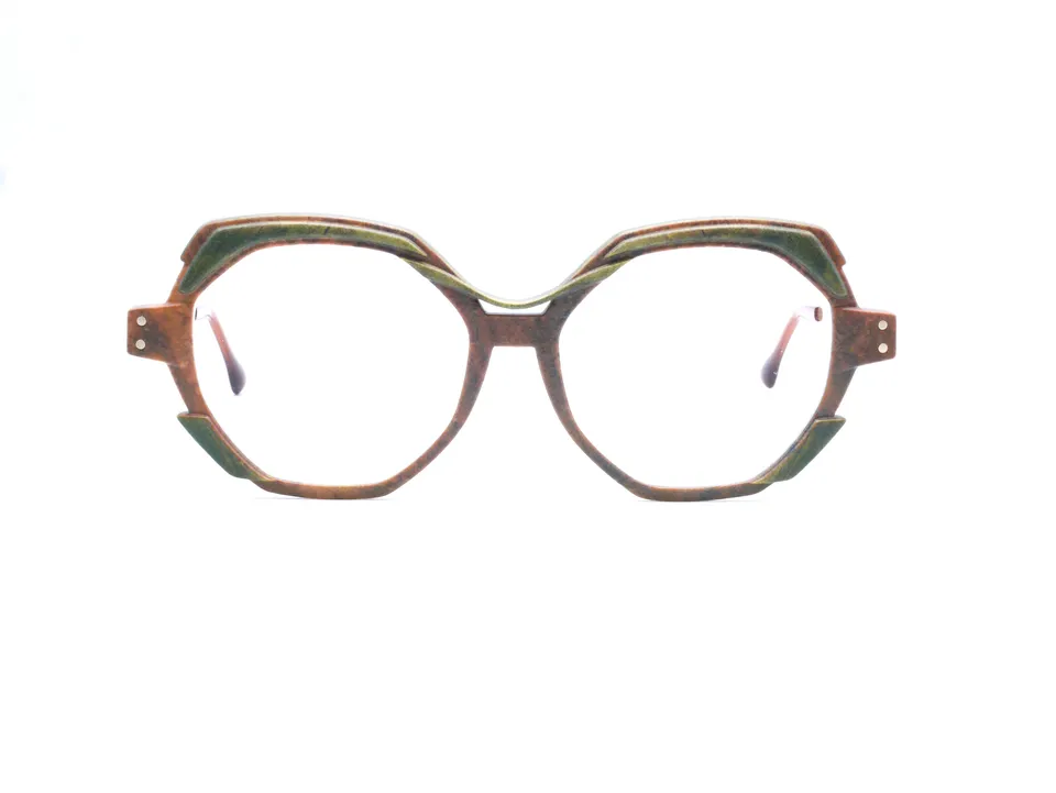 monarc-fluorine-macadamia-monture-lunettes-marron-kaki-15g image 1