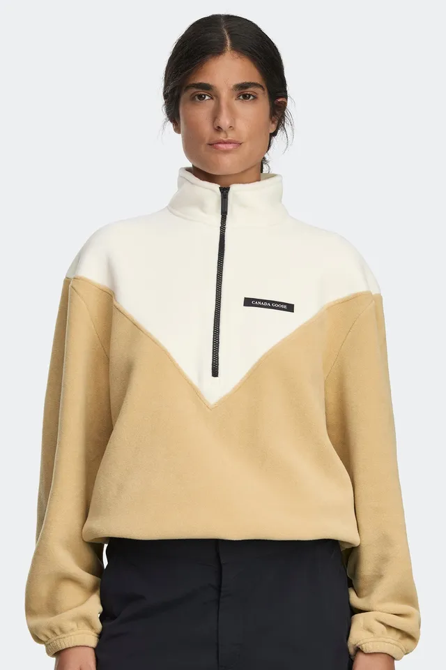 canada-goose-tayen-7239w-polaire-quarter-zip-beige-femme image 1