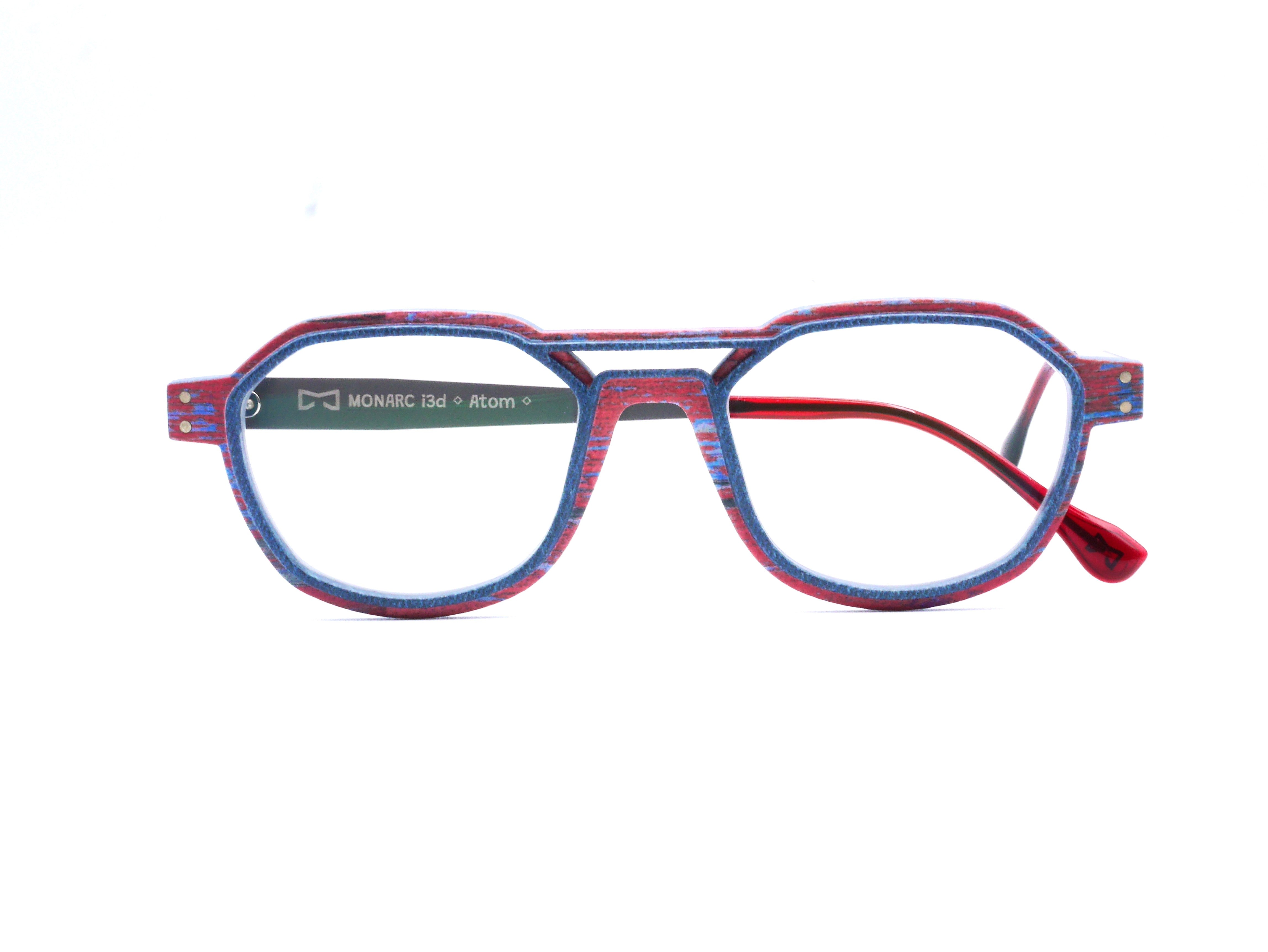 monarc-hydrogen-ol-ron-monture-lunettes-bleu-rouge-12g image 3