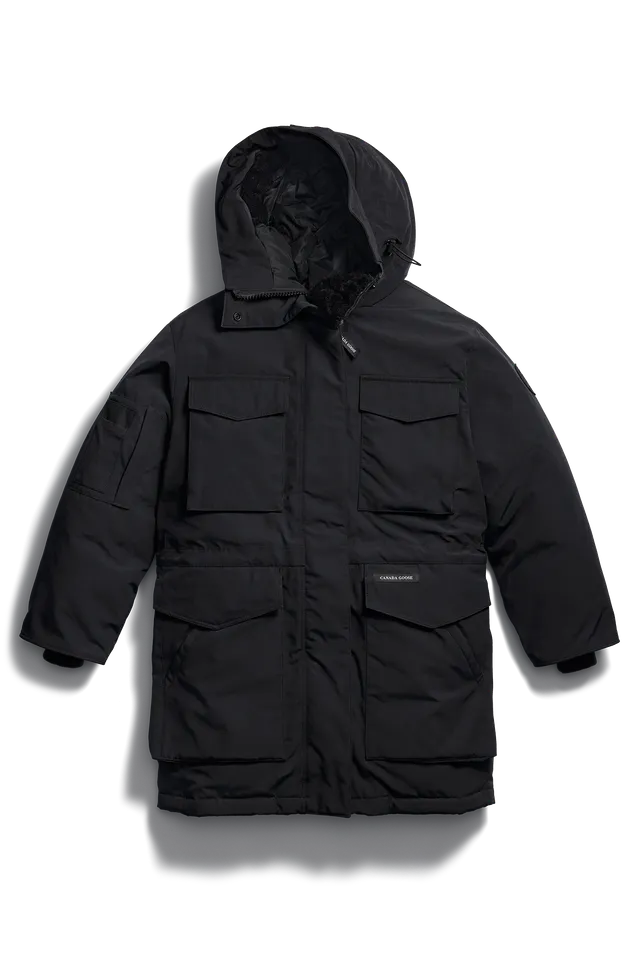 canada-goose-erie-parka-manteau-femme-noir-longue-chaude image 1