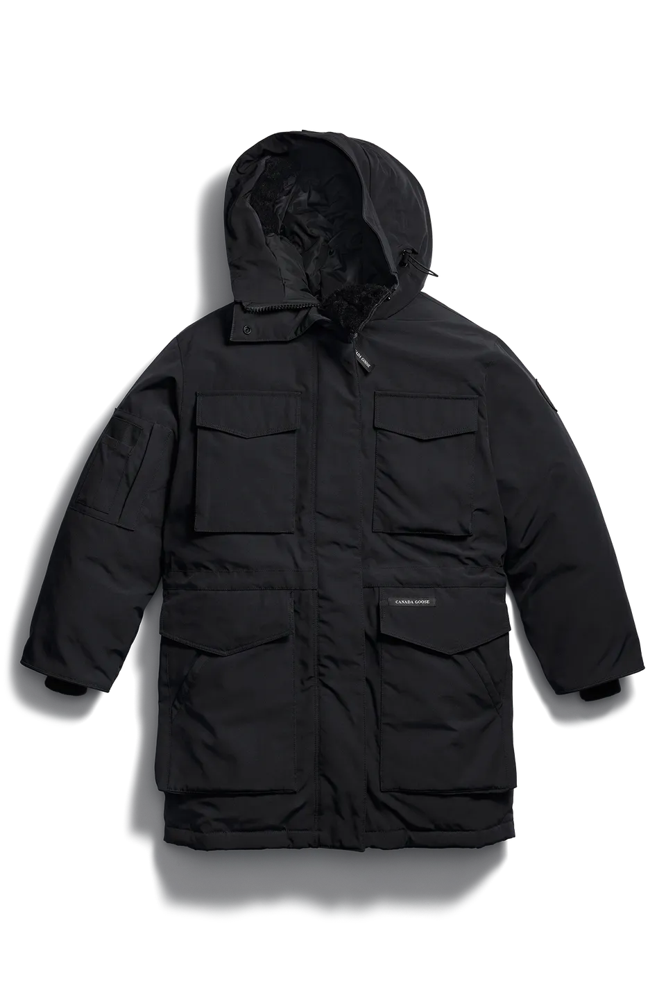 canada-goose-erie-parka-manteau-femme-noir-longue-chaude image 1
