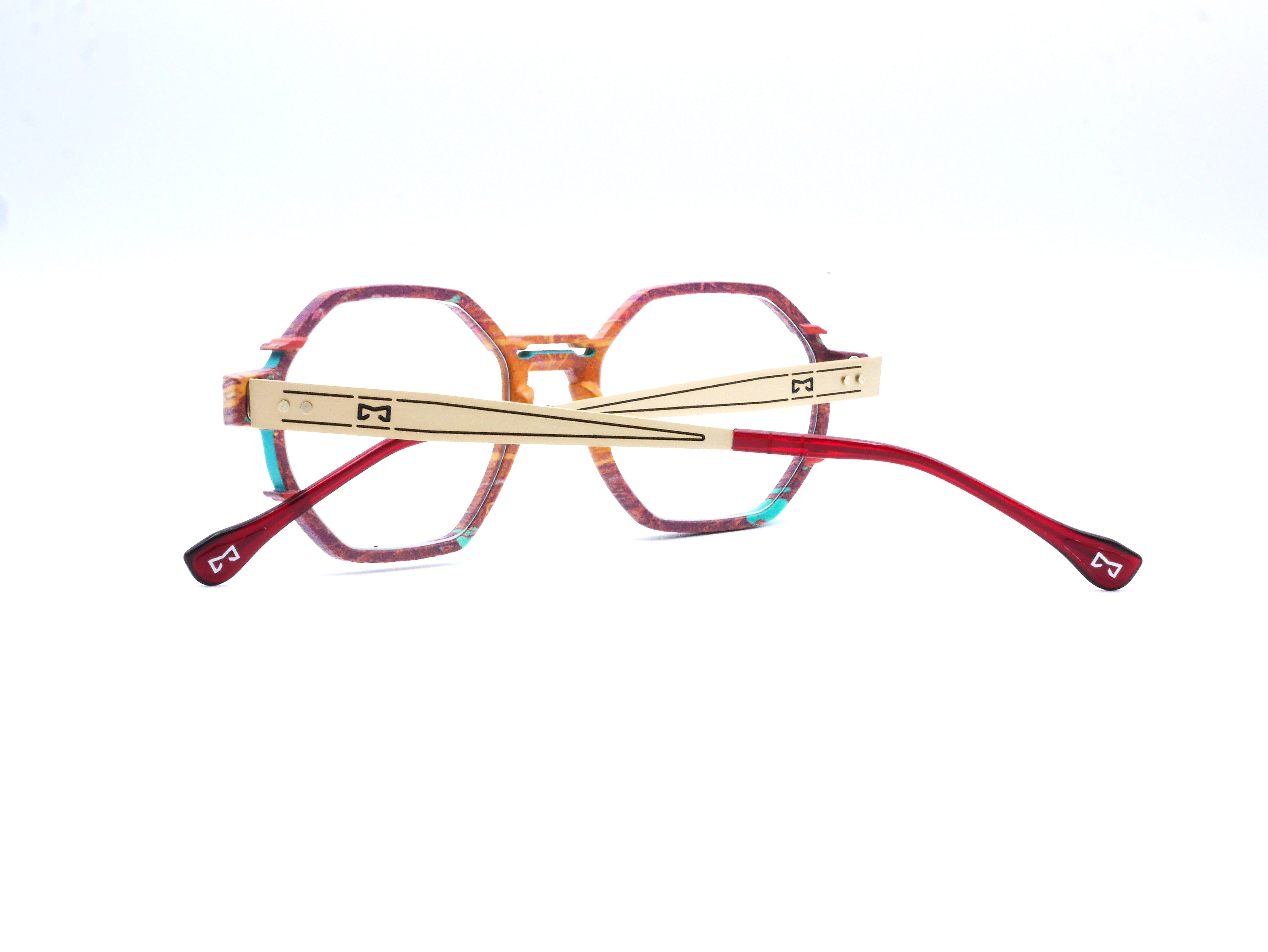monarc-optic-beryllium-sunrise-monture-lunettes-bordeaux-12g image 5