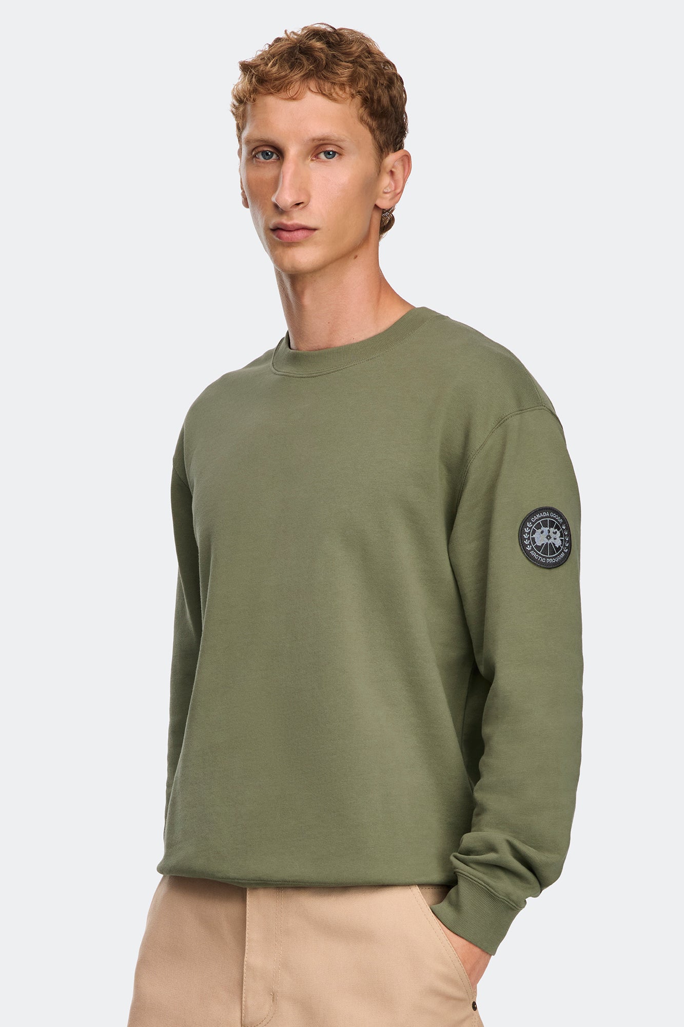 canada-goose-loon-sweatshirt-sweat-homme-vert-vir-o-molleton image 3