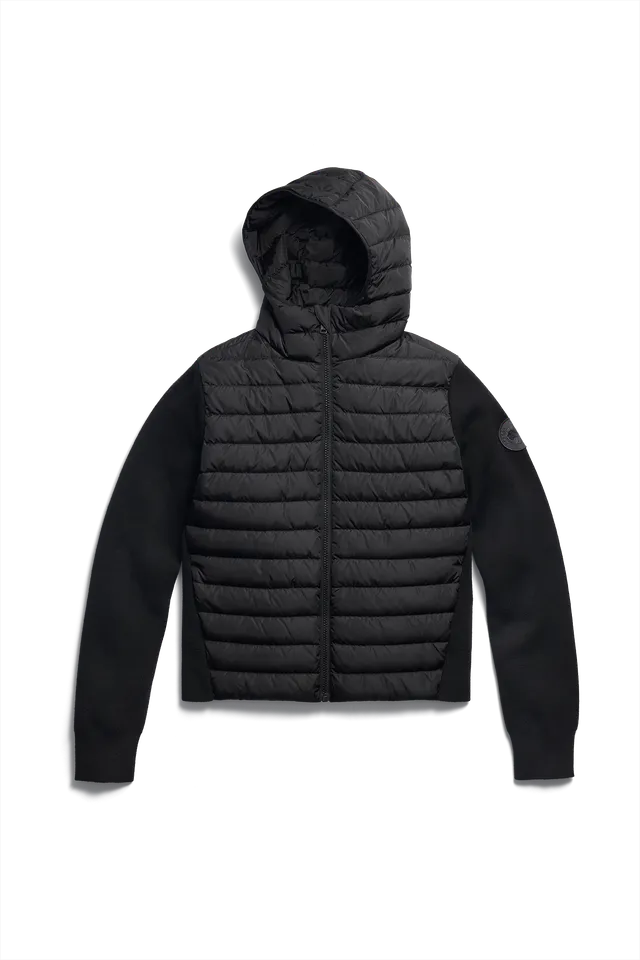 canada-goose-hybridge-hayes-hoodie-sweat-femme-noir image 1