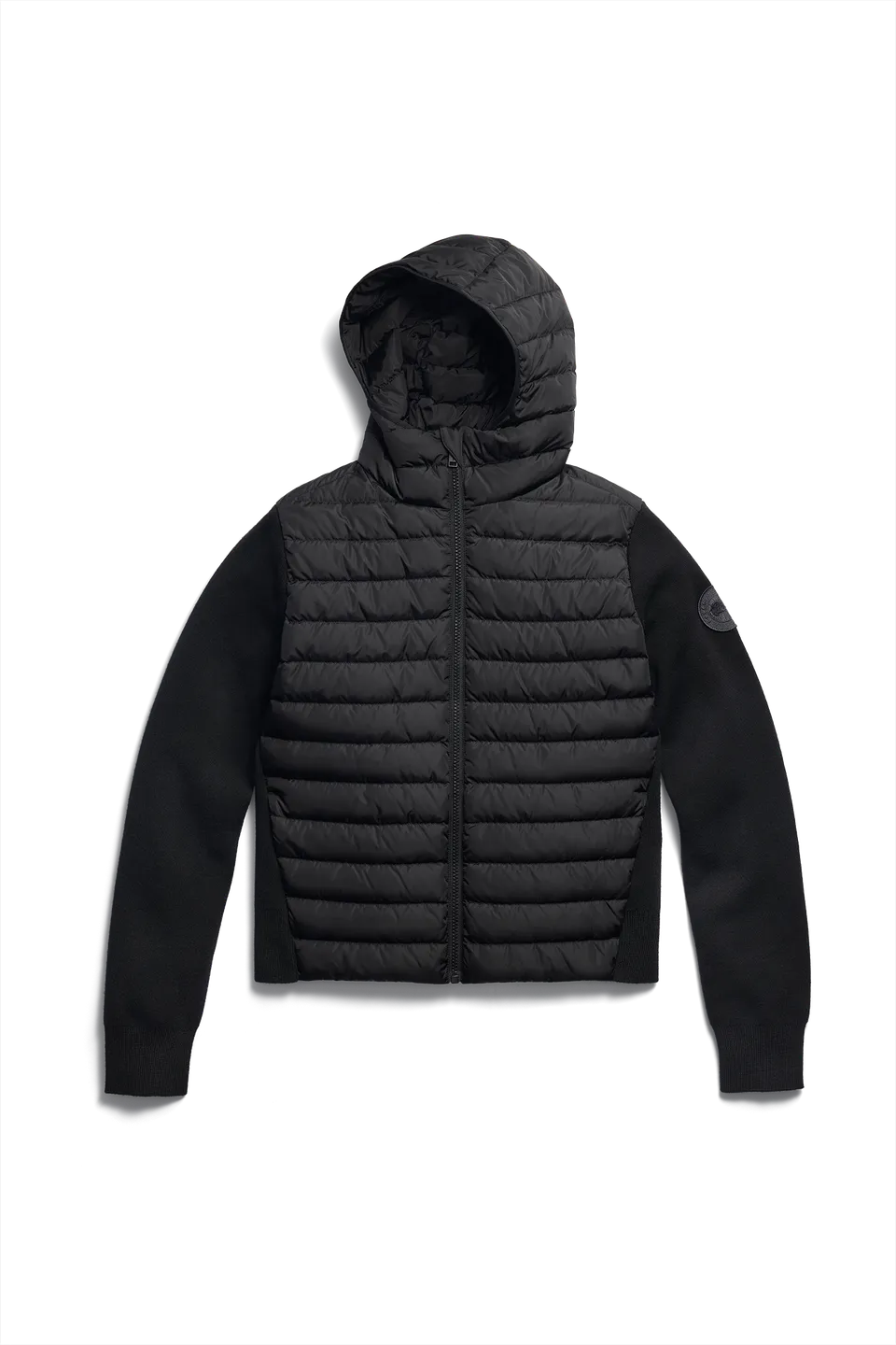 canada-goose-hybridge-hayes-hoodie-sweat-femme-noir image 1