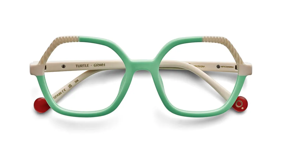 etnia-barcelona-kids-turtle-lunettes-enfant-gr-wh-calibre-47 image 1