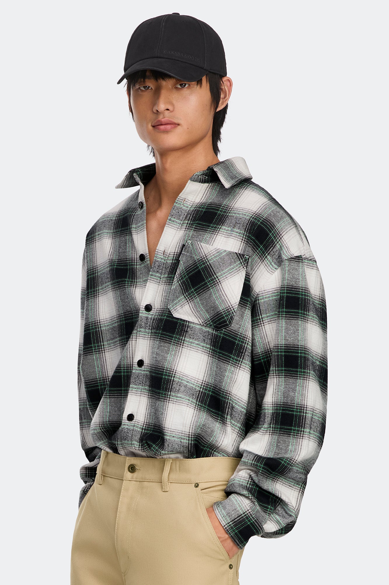 canada-goose-albion-7391m-chemise-carreaux-homme image 3