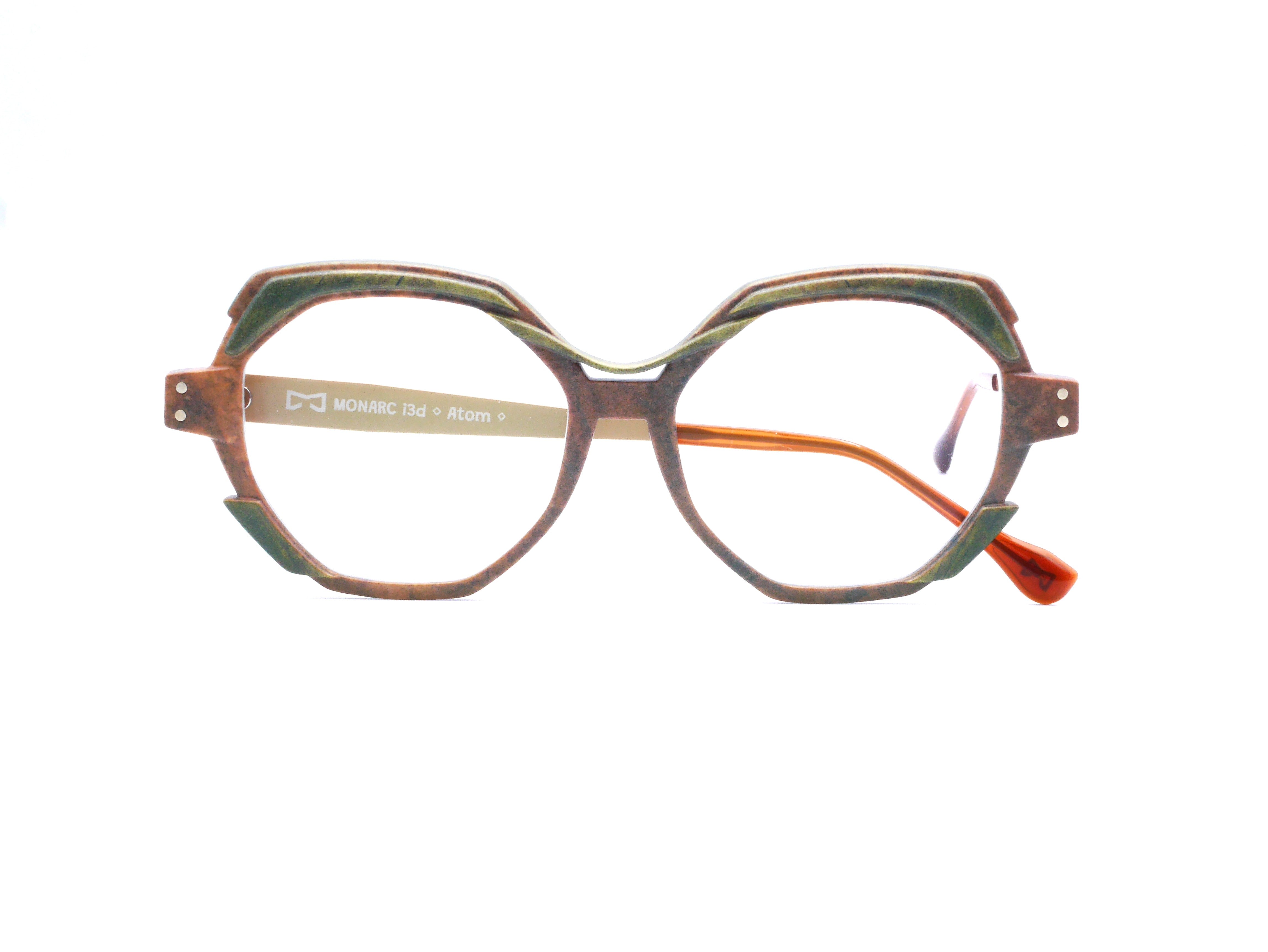 monarc-fluorine-macadamia-monture-lunettes-marron-kaki-15g image 3