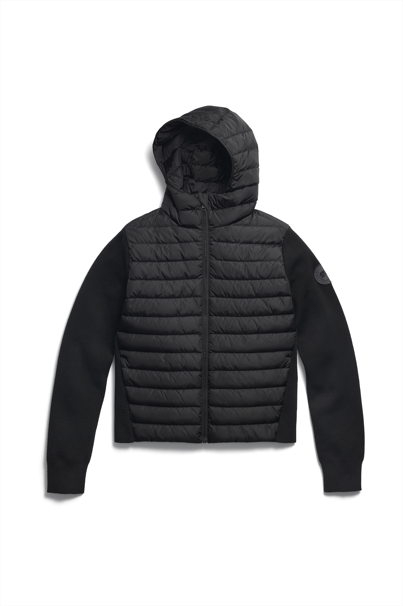 canada-goose-hybridge-hayes-hoodie-sweat-femme-noir image 1