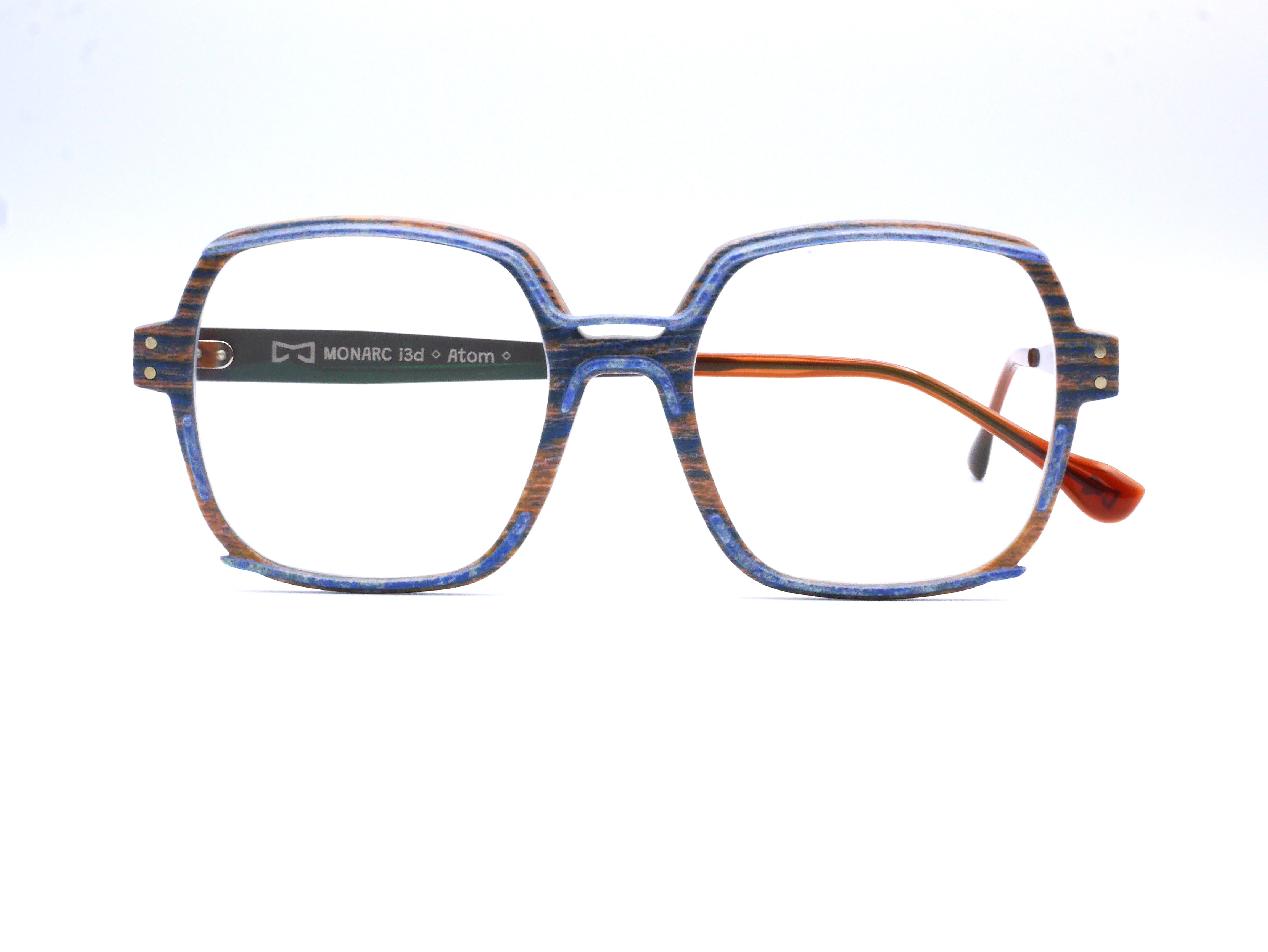 monarc-optic-carbon-paillote-monture-lunettes-marron-14g image 3