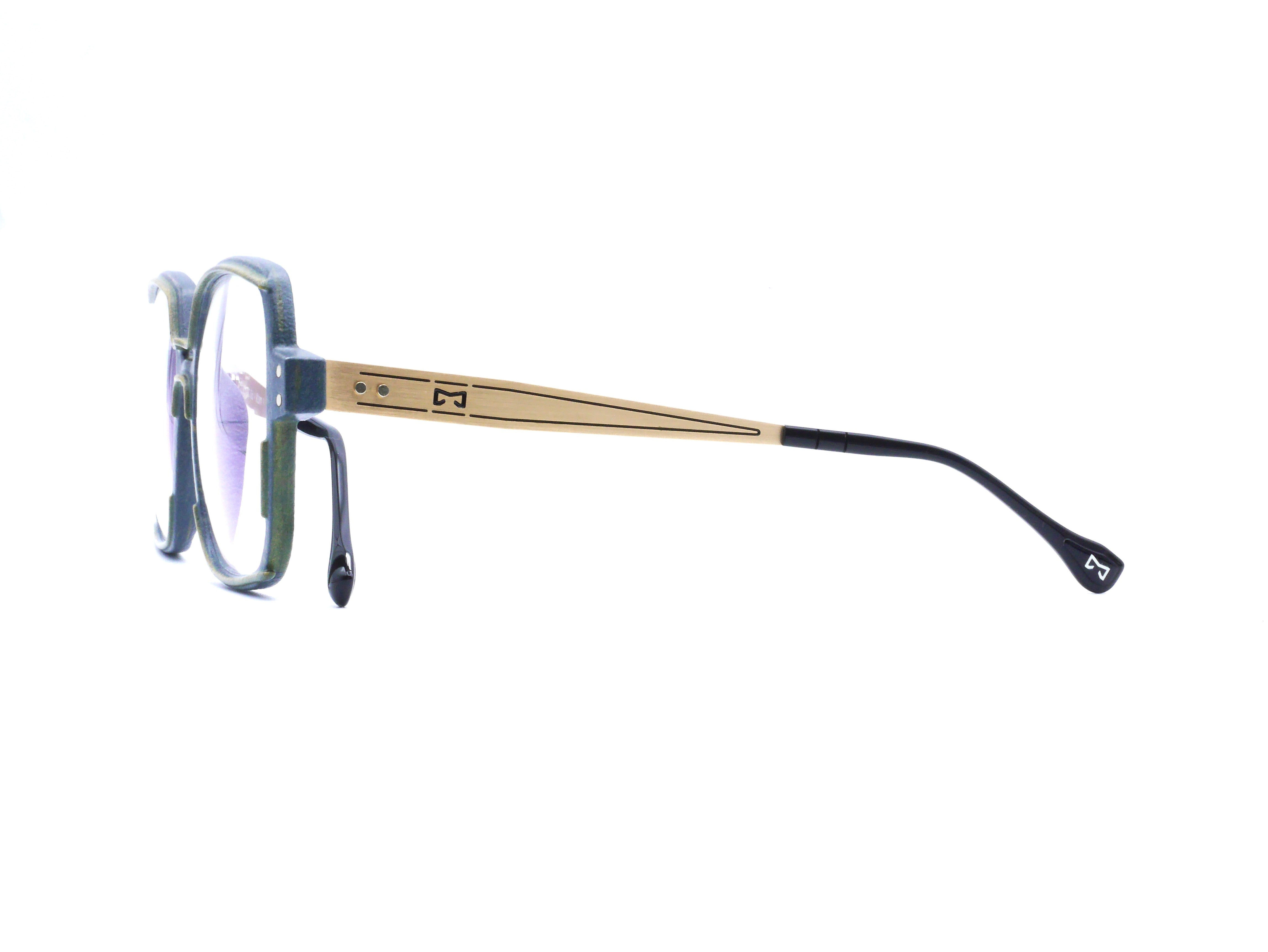 monarc-carbon-limon-monture-lunettes-kaki-14g image 5