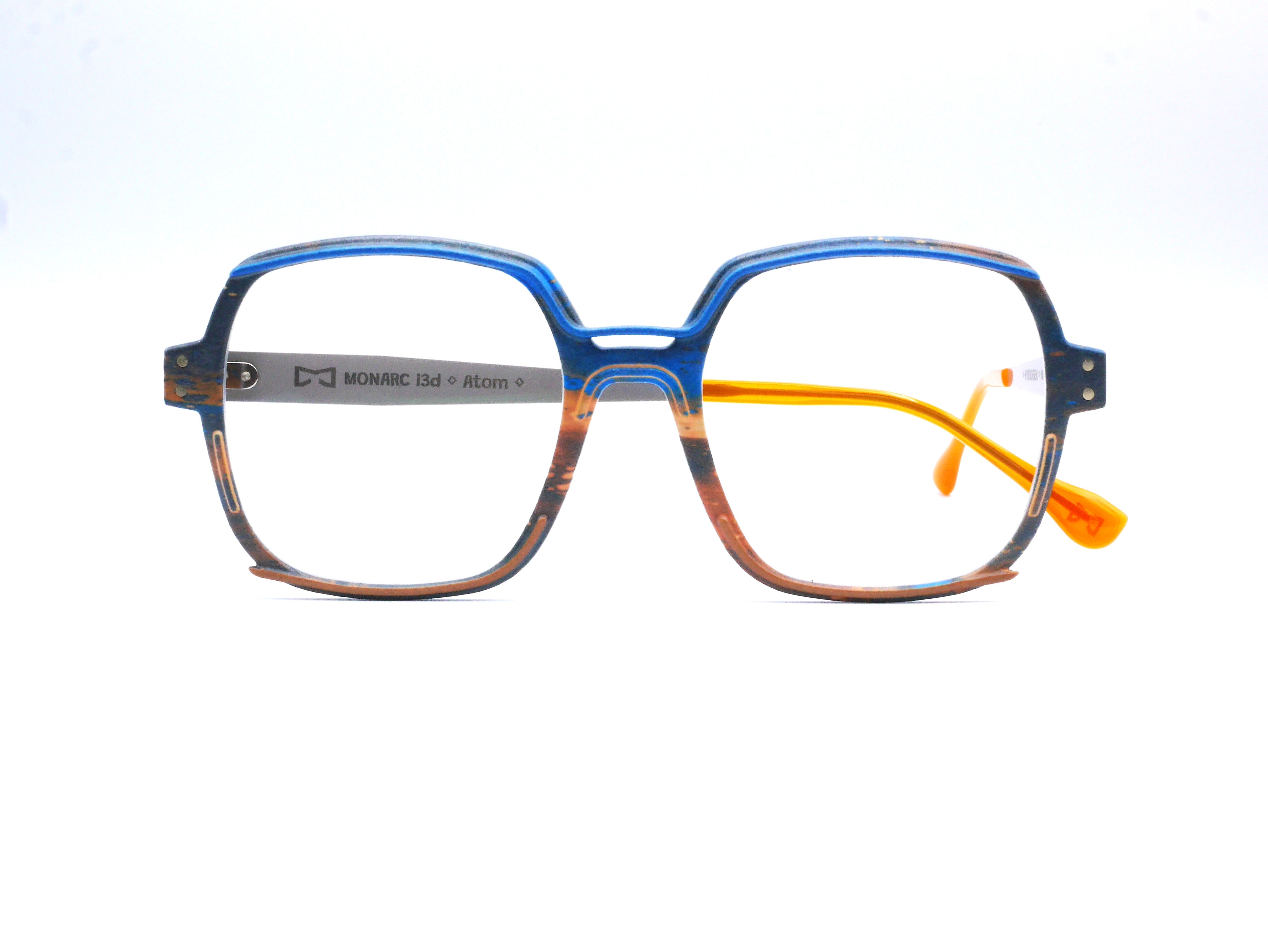 monarc-optic-carbon-bonne-anse-monture-lunettes-bleu-14g image 3