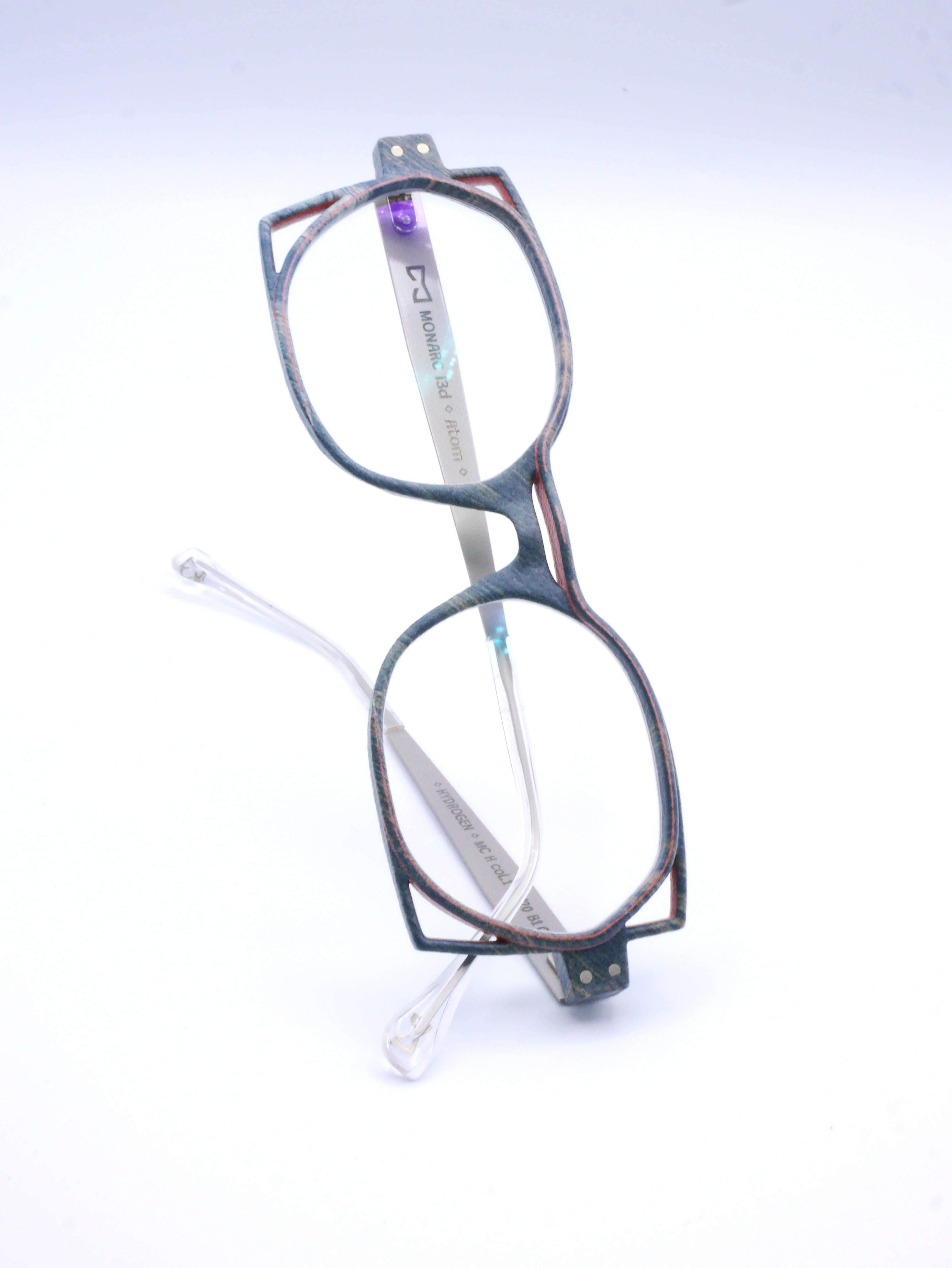 monarc-optic-nitrogen-corne-monture-lunettes-gris-rose-12g image 8