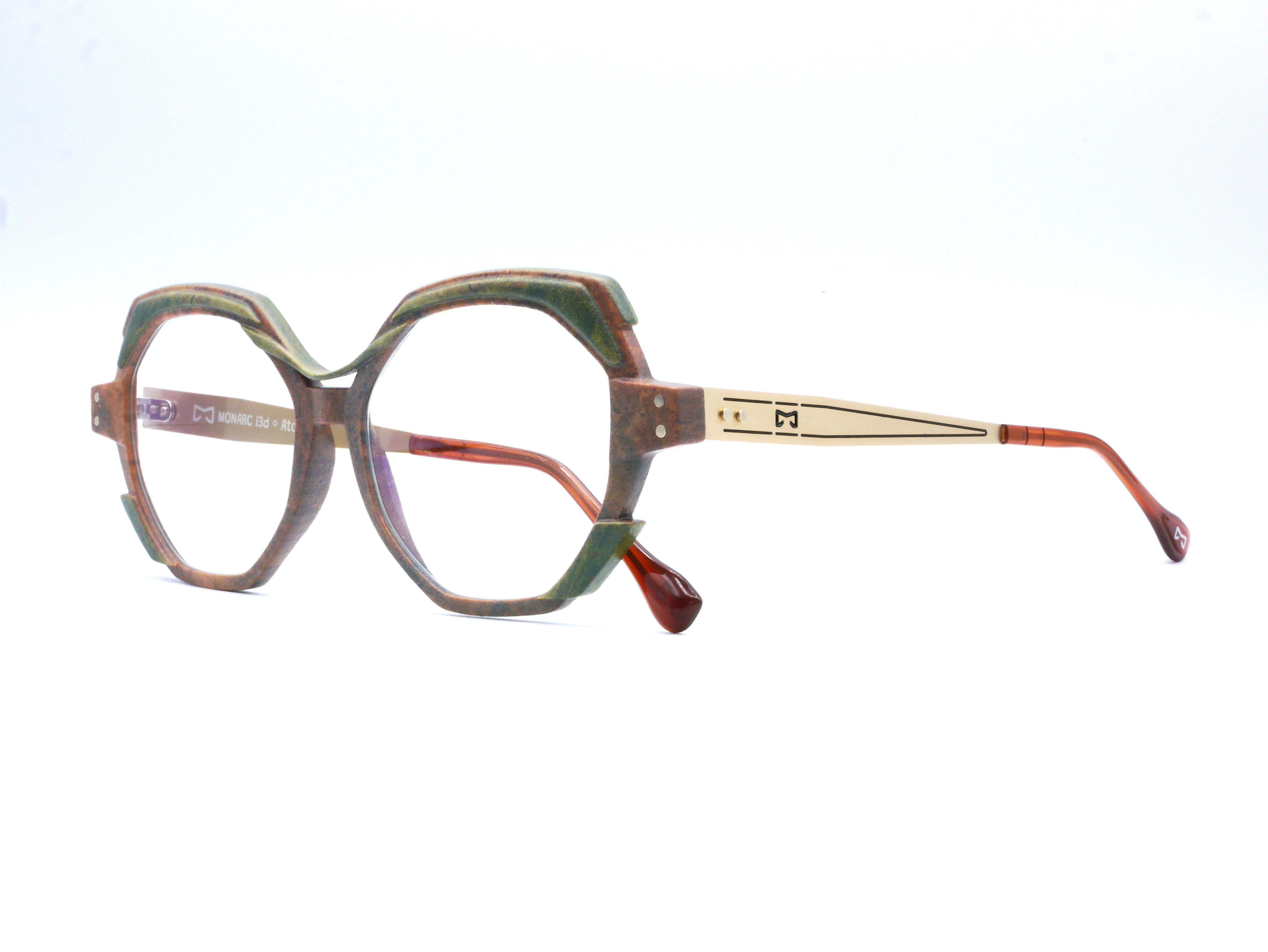 monarc-fluorine-macadamia-monture-lunettes-marron-kaki-15g image 5