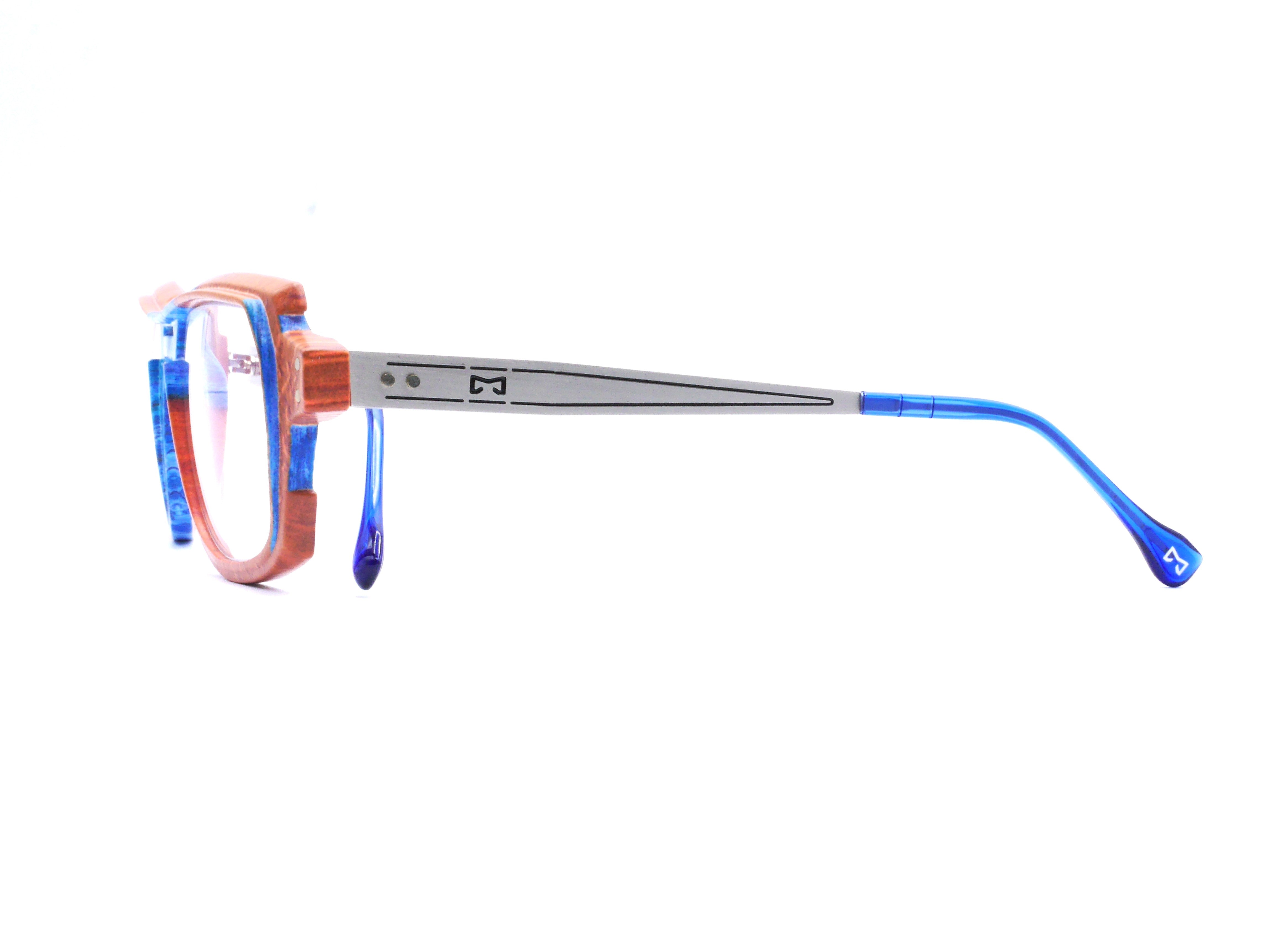 monarc-optic-h-lium-wave-monture-lunettes-marron-bleu-15g image 5