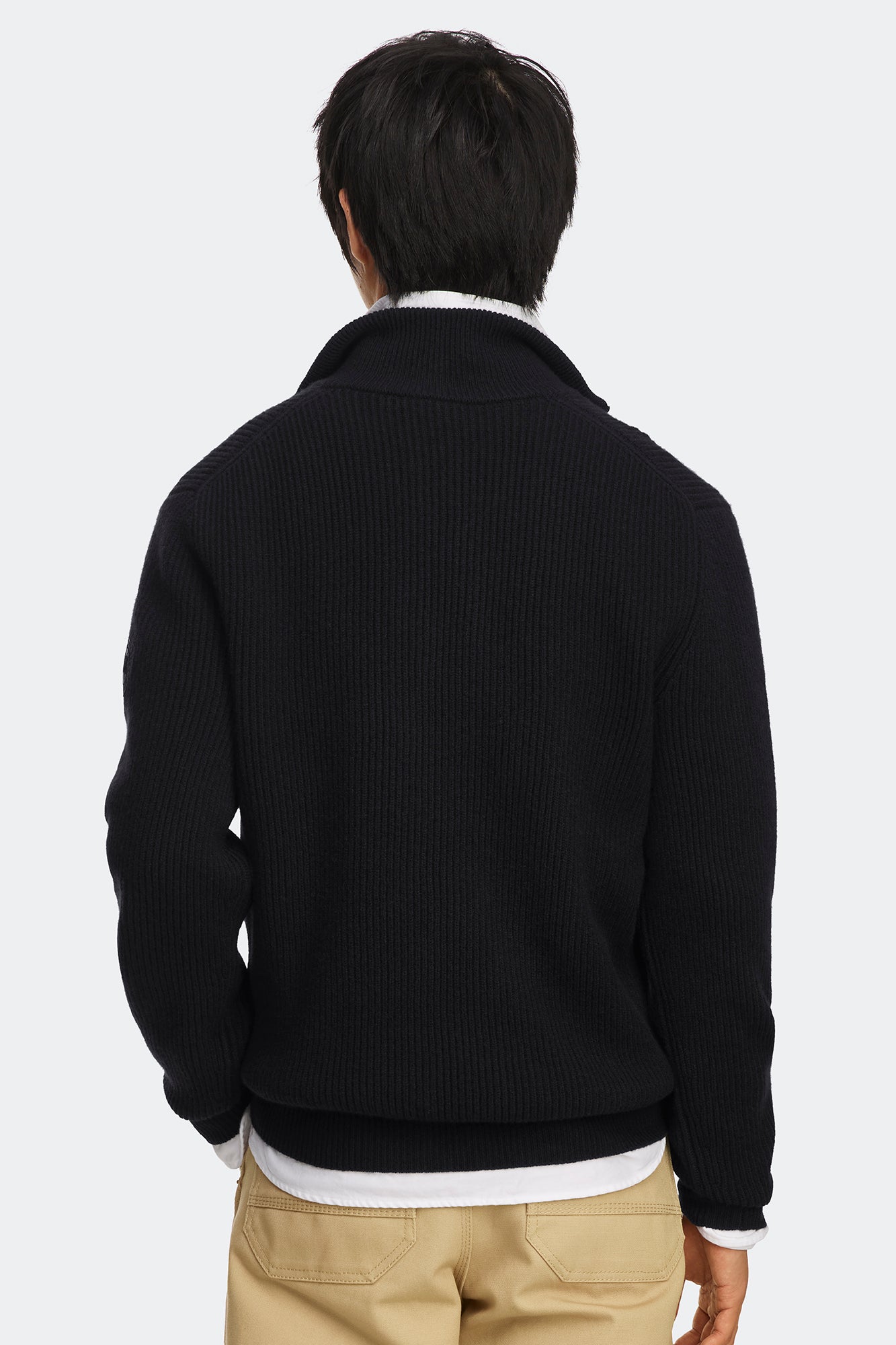 canada-goose-mckinney-7643mt-pull-tricot-zip-noir-homme image 2