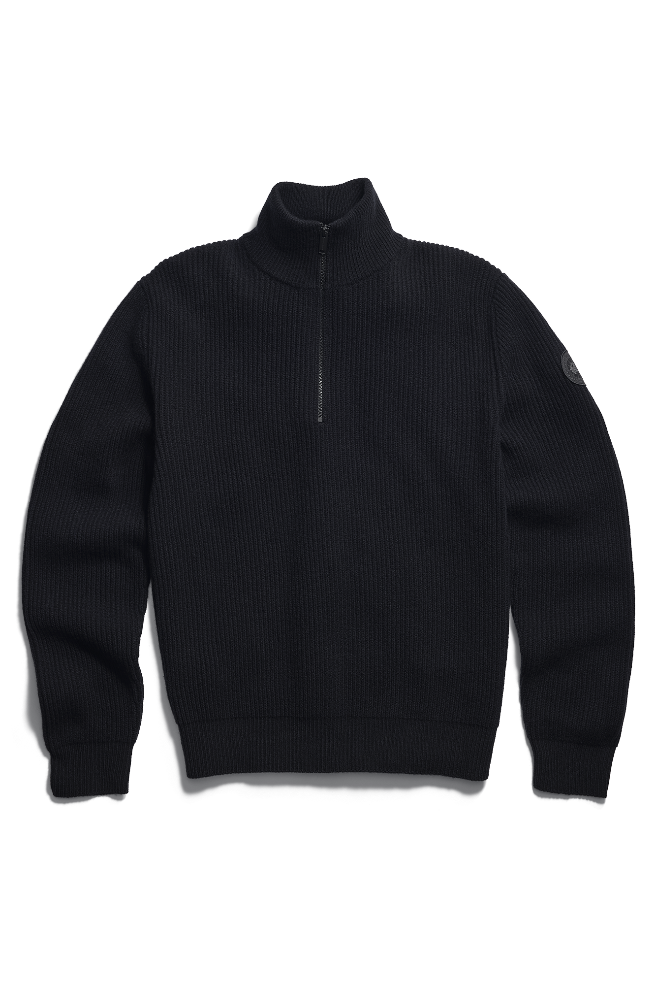 canada-goose-mckinney-7643mt-pull-tricot-zip-noir-homme image 5