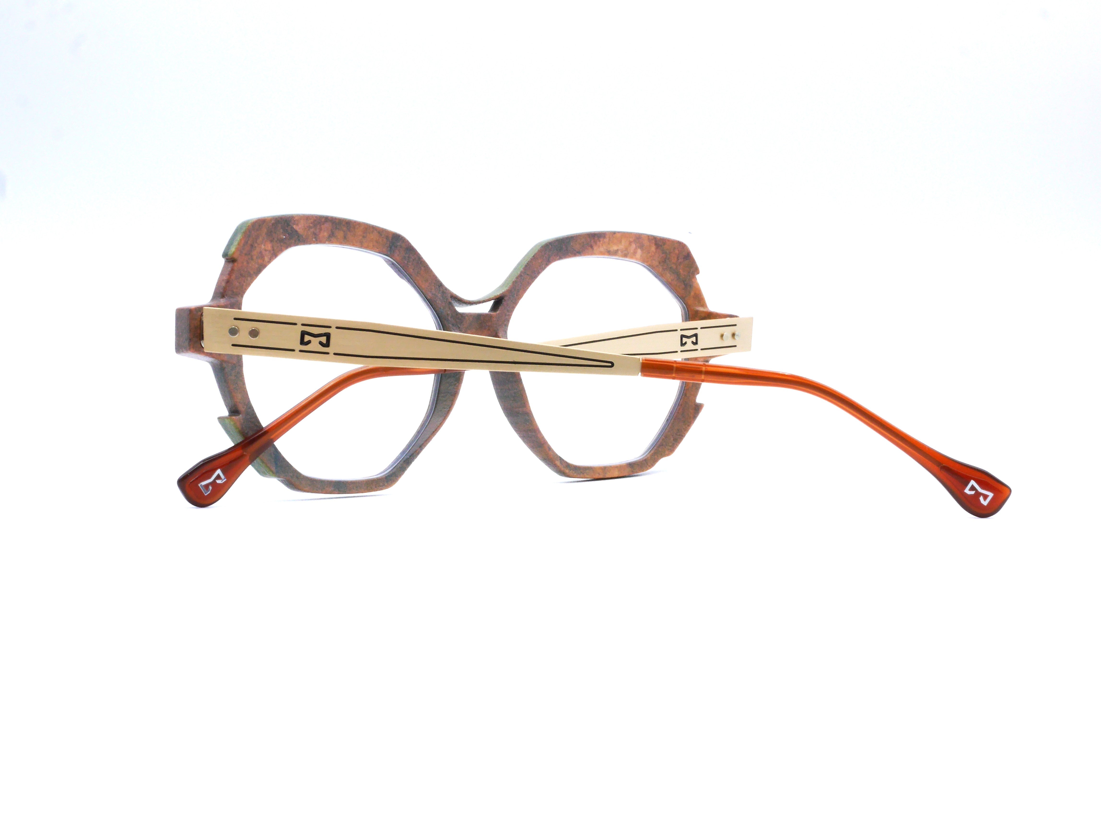 monarc-fluorine-macadamia-monture-lunettes-marron-kaki-15g image 8