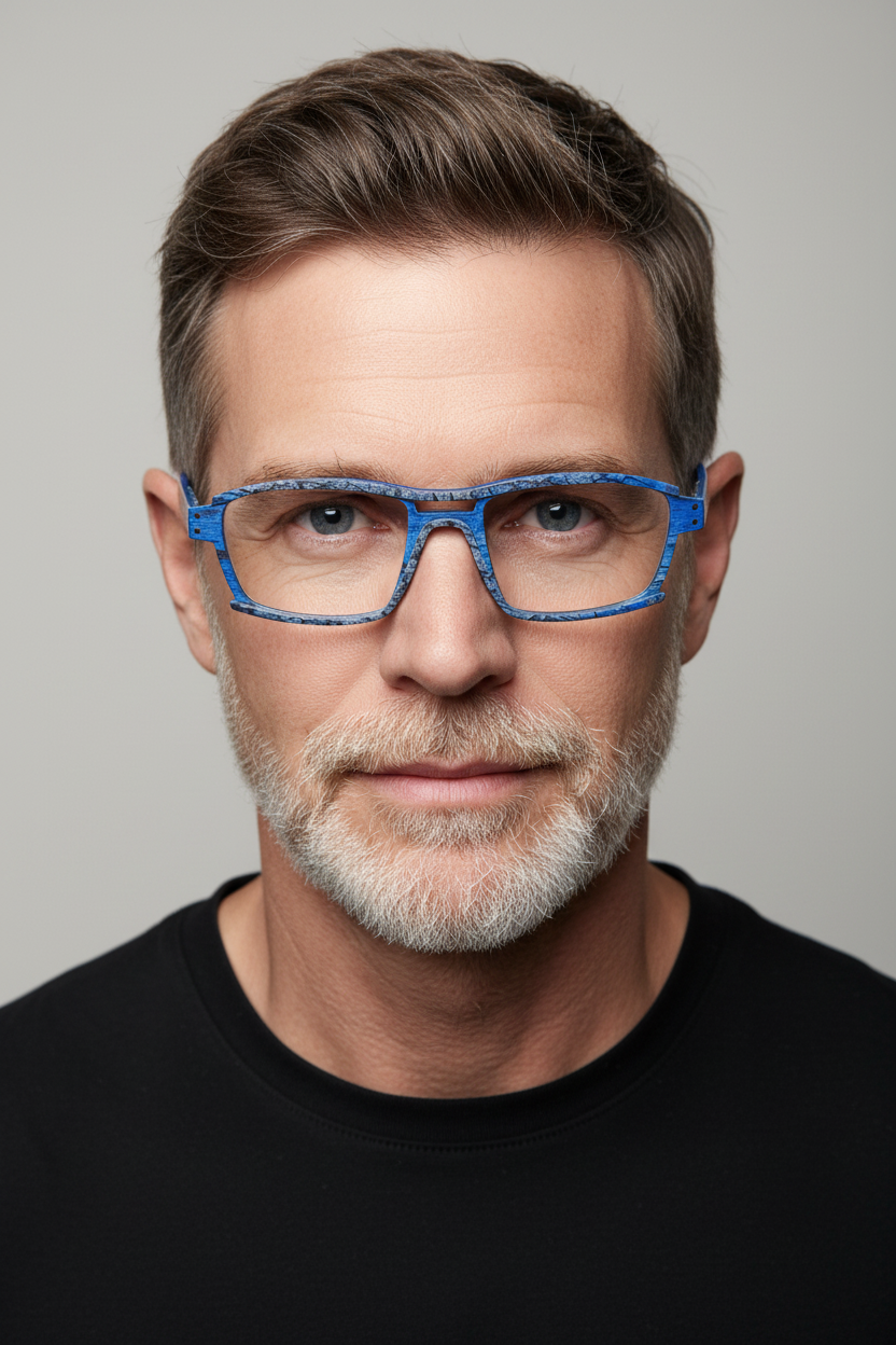 monarc-lithium-givr-monture-lunettes-bleu-argent-14g image 2
