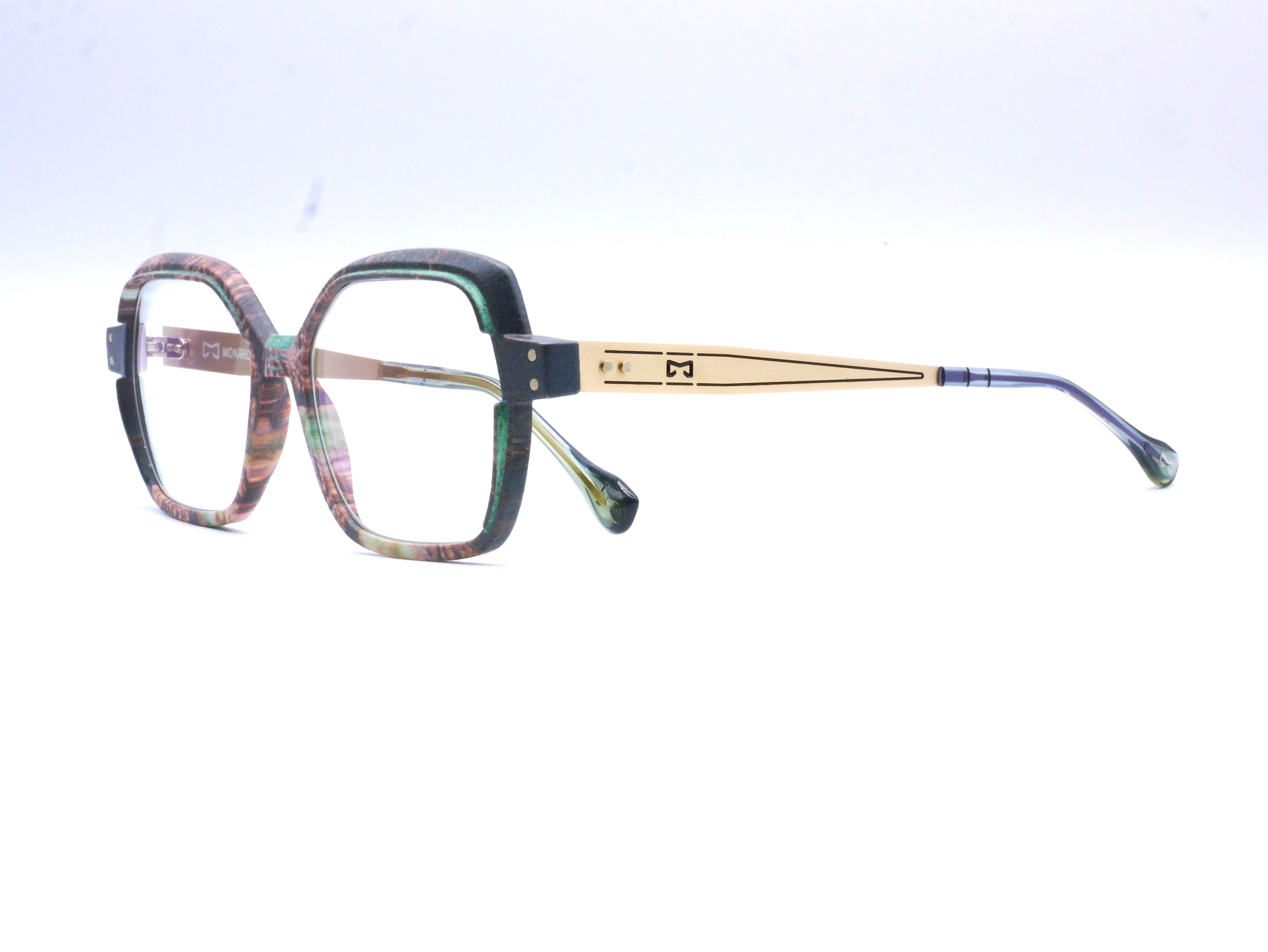 monarc-optic-boron-jungle-monture-lunettes-marron-vert-14g image 5