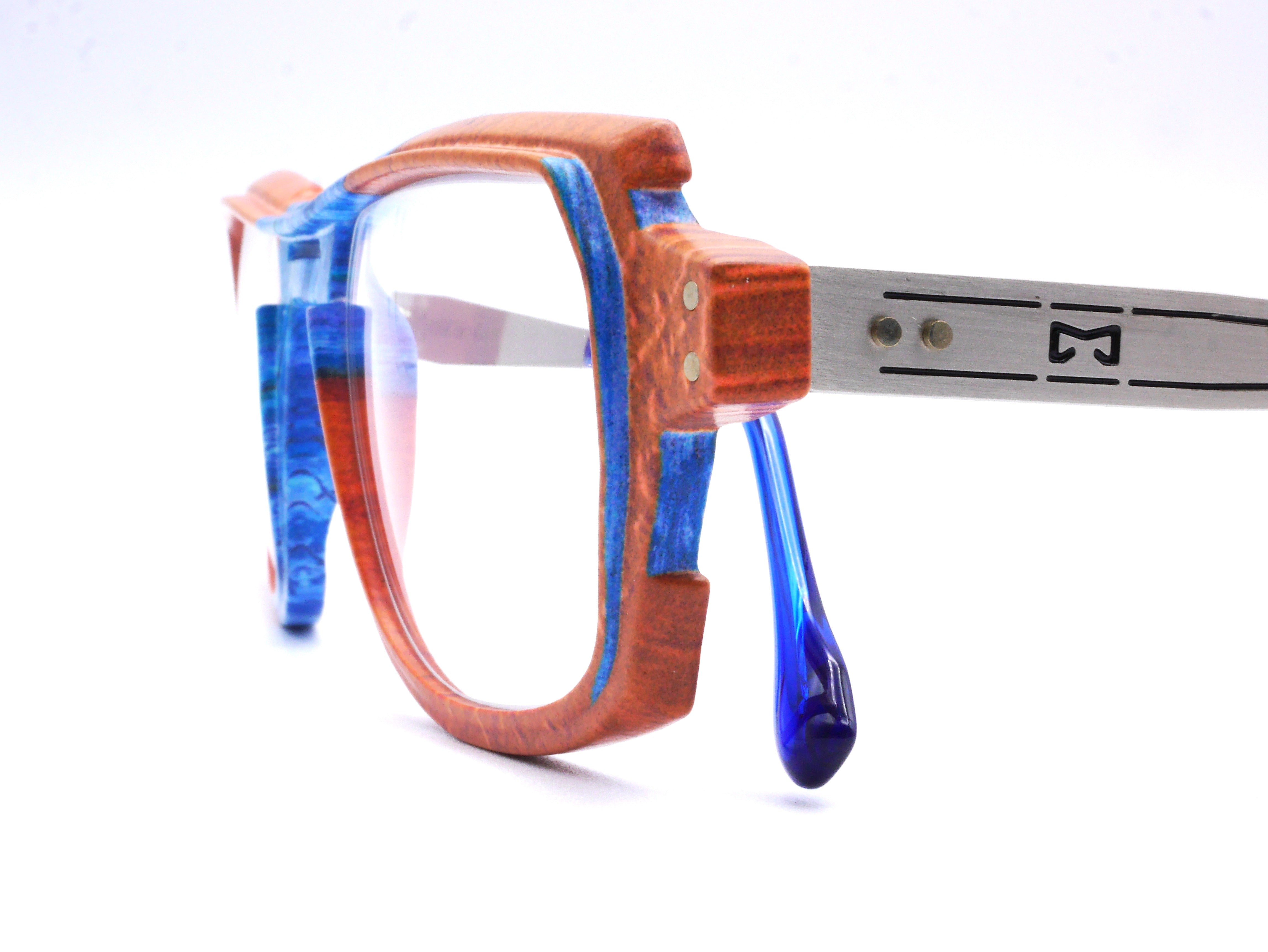 monarc-optic-h-lium-wave-monture-lunettes-marron-bleu-15g image 6