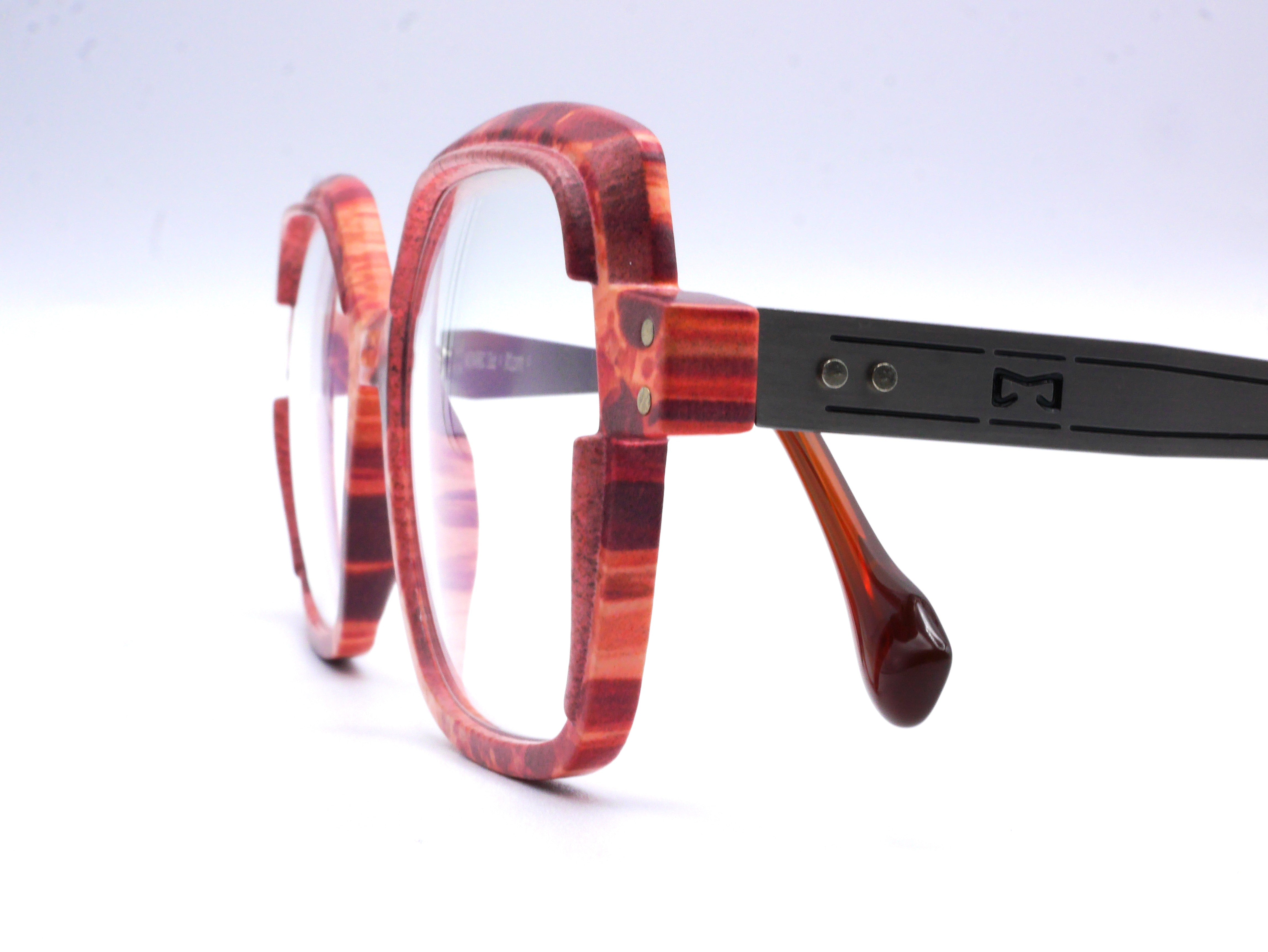 monarc-boron-par-o-monture-lunettes-rose-bordeaux-14g image 7