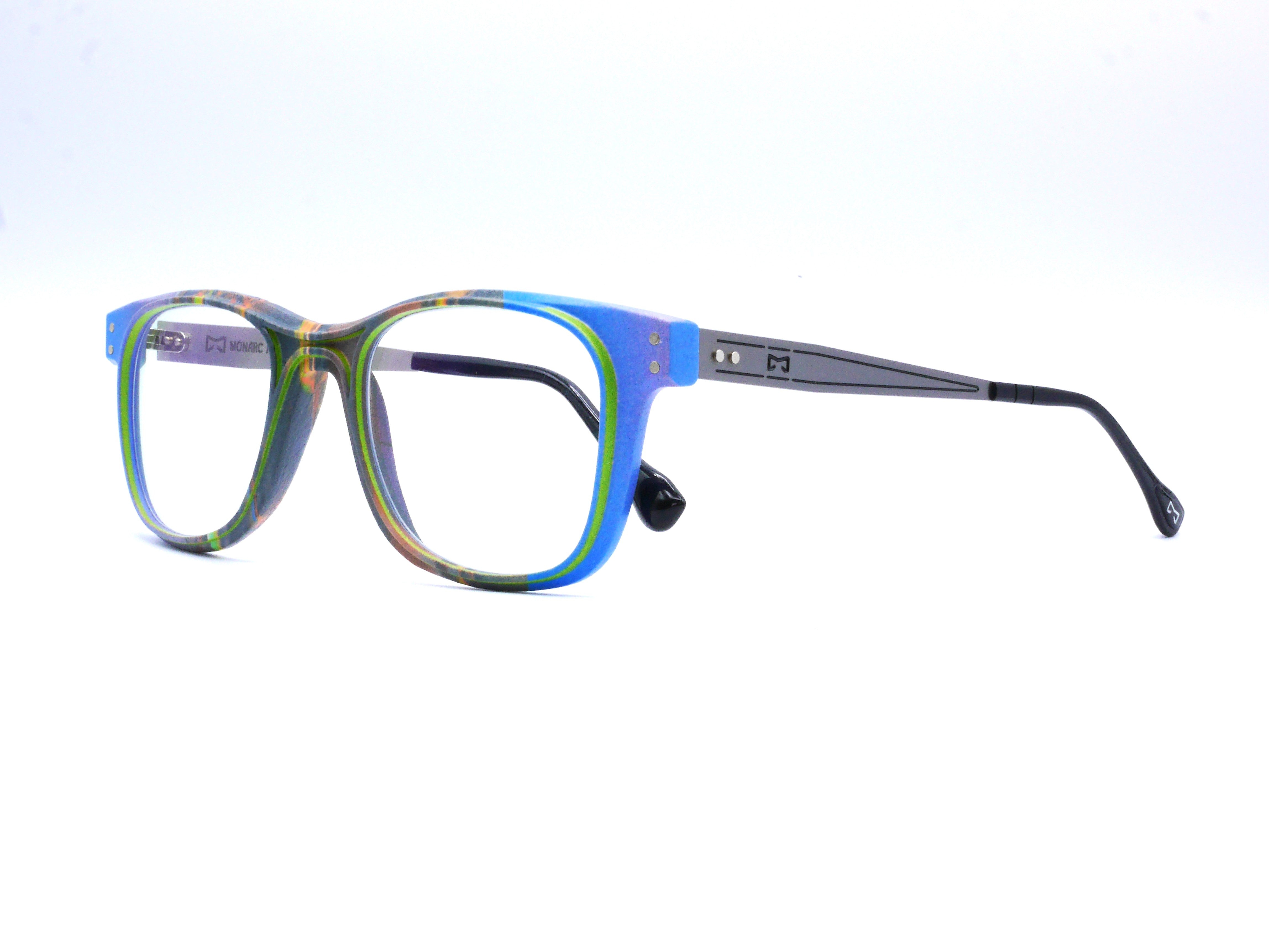 monarc-neon-street-art-monture-lunettes-bleu-vert-15g image 4