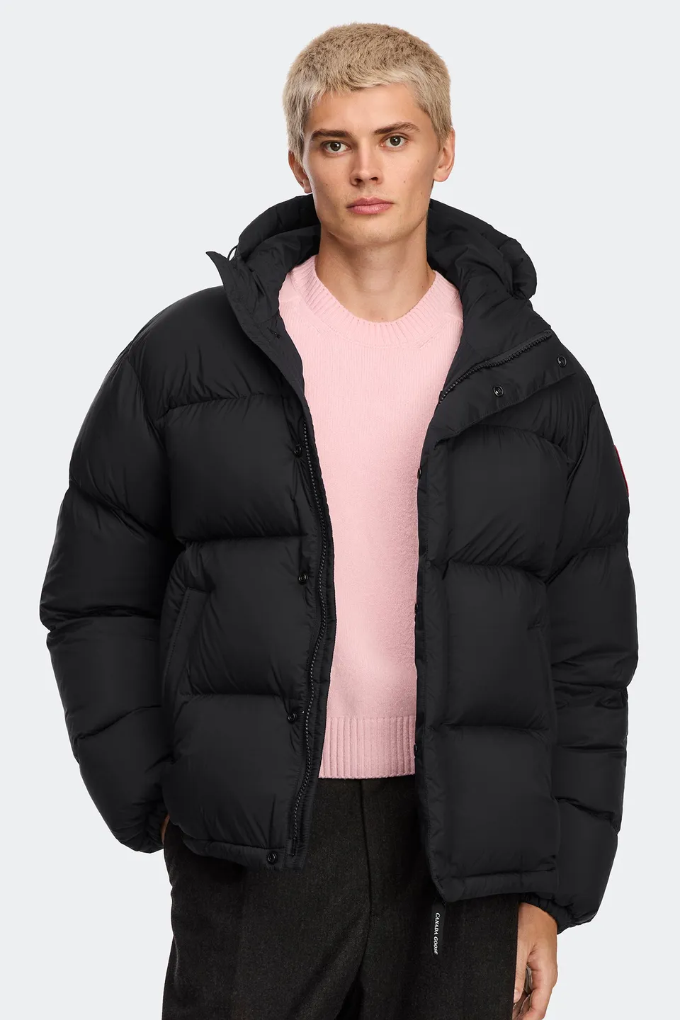 canada-goose-sterling-puffer-manteau-homme-noir-matelass image 1