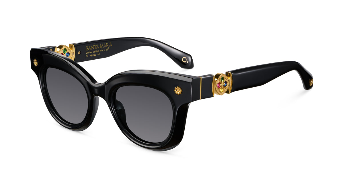etnia-barcelona-santa-maria-lunettes-de-soleil-bk-calibre-48 image 2