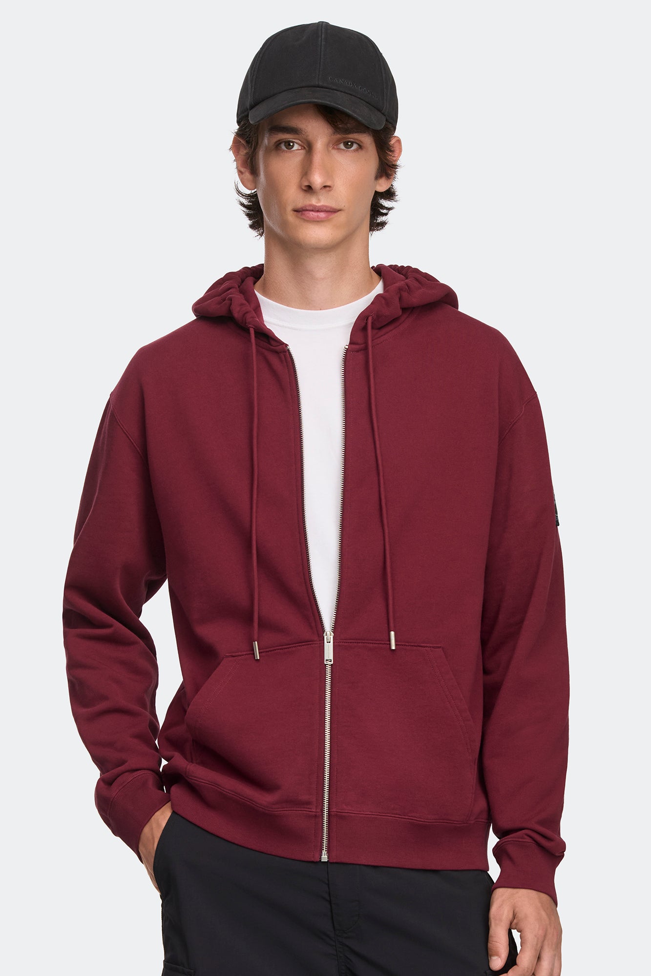 canada-goose-loon-1384mb-sweat-zipp-homme-gris image 7