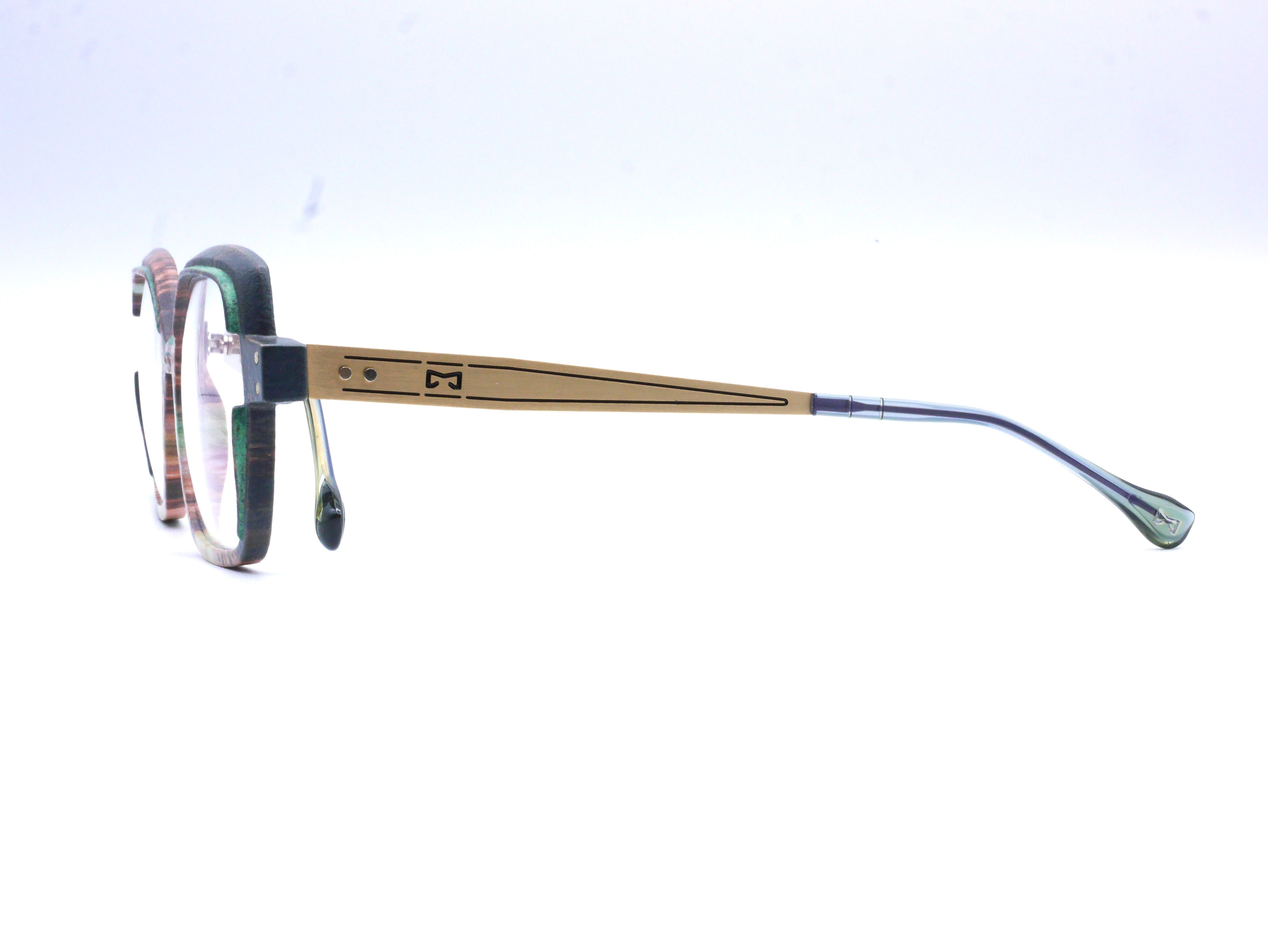 monarc-optic-boron-jungle-monture-lunettes-marron-vert-14g image 7