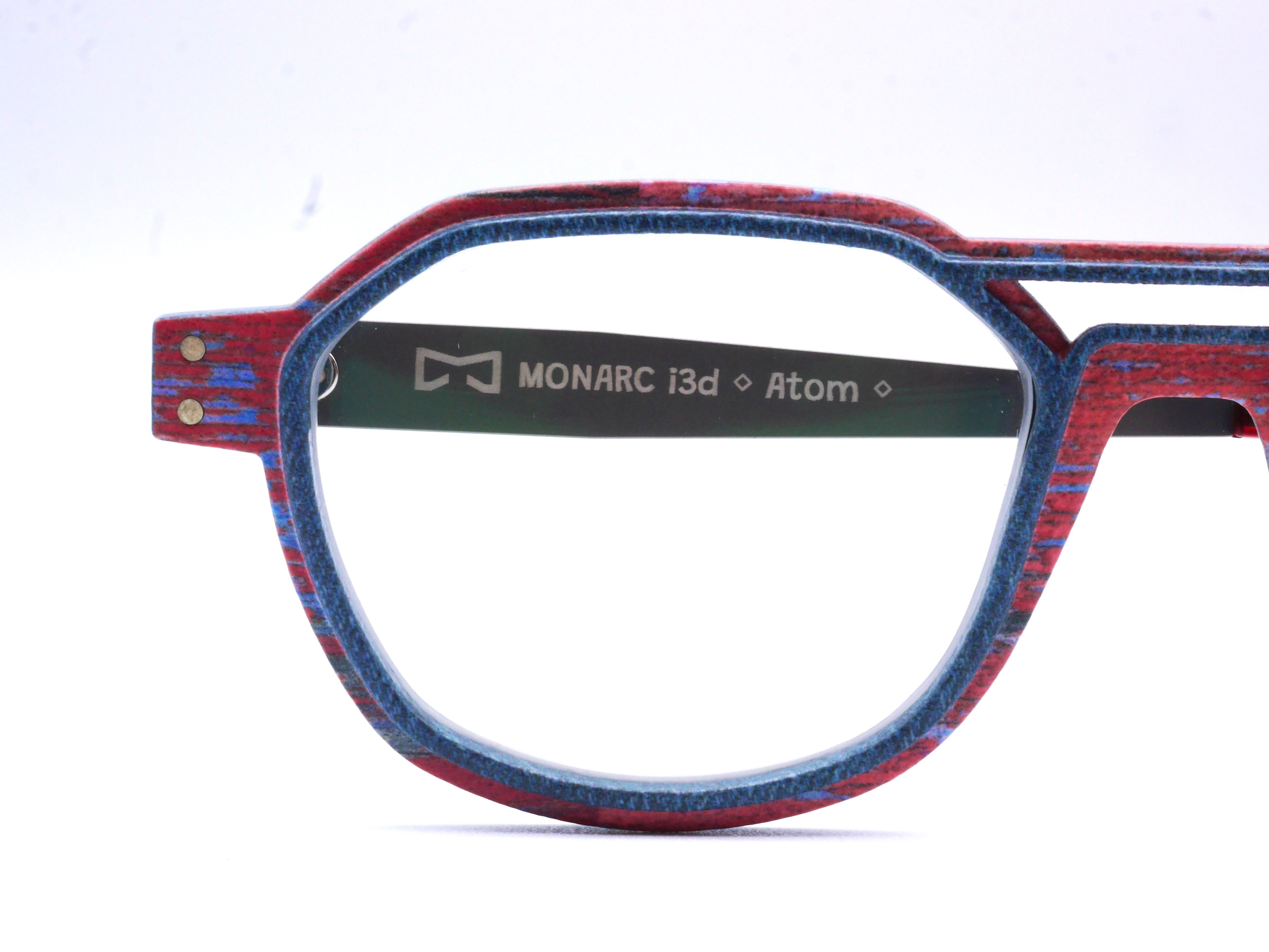 monarc-hydrogen-ol-ron-monture-lunettes-bleu-rouge-12g image 4