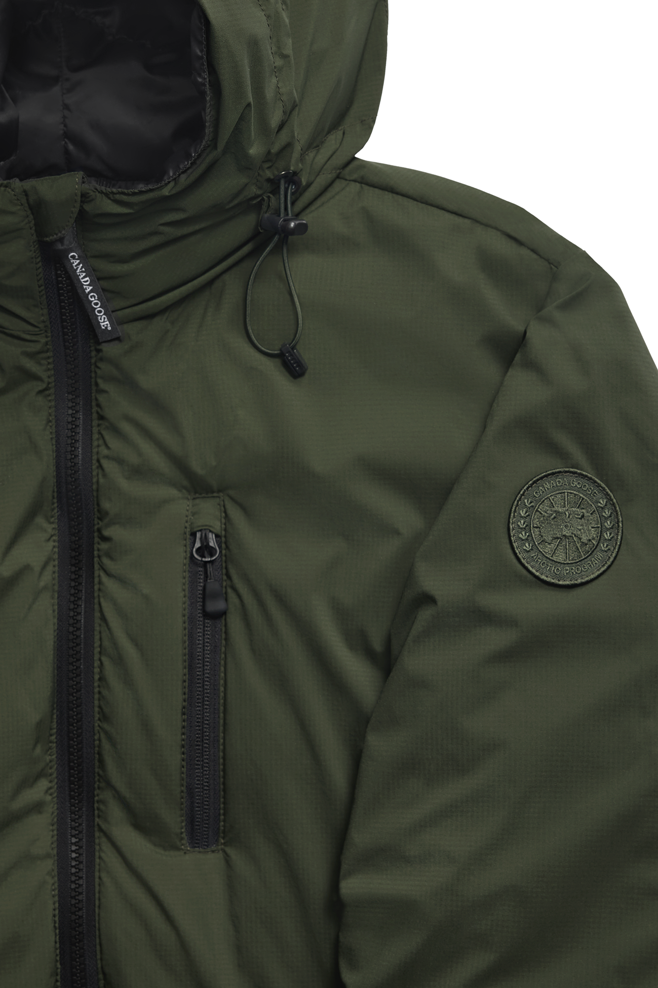 canada-goose-lodge-5078mt-hoodie-homme-vert image 4