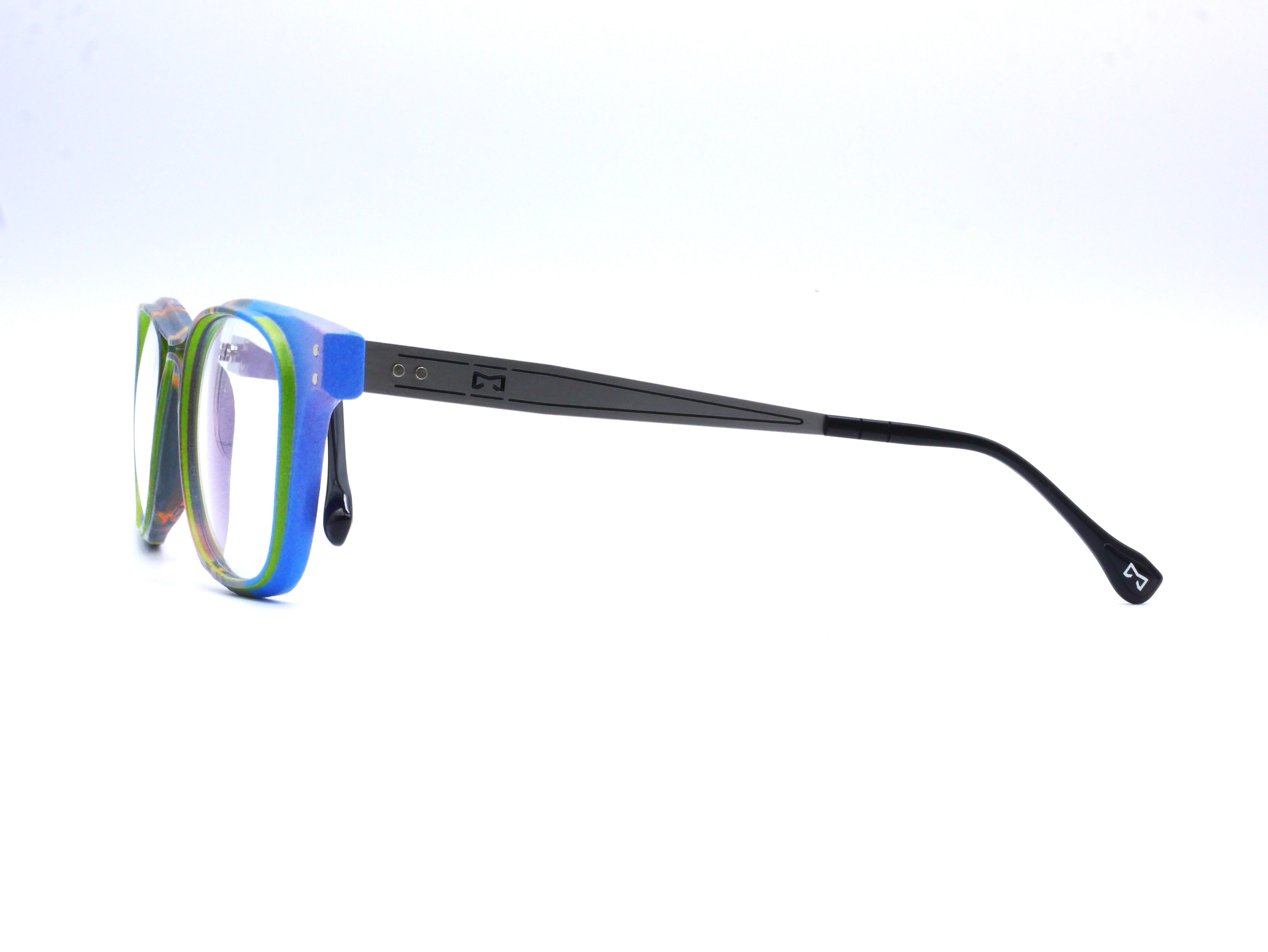 monarc-neon-street-art-monture-lunettes-bleu-vert-15g image 6