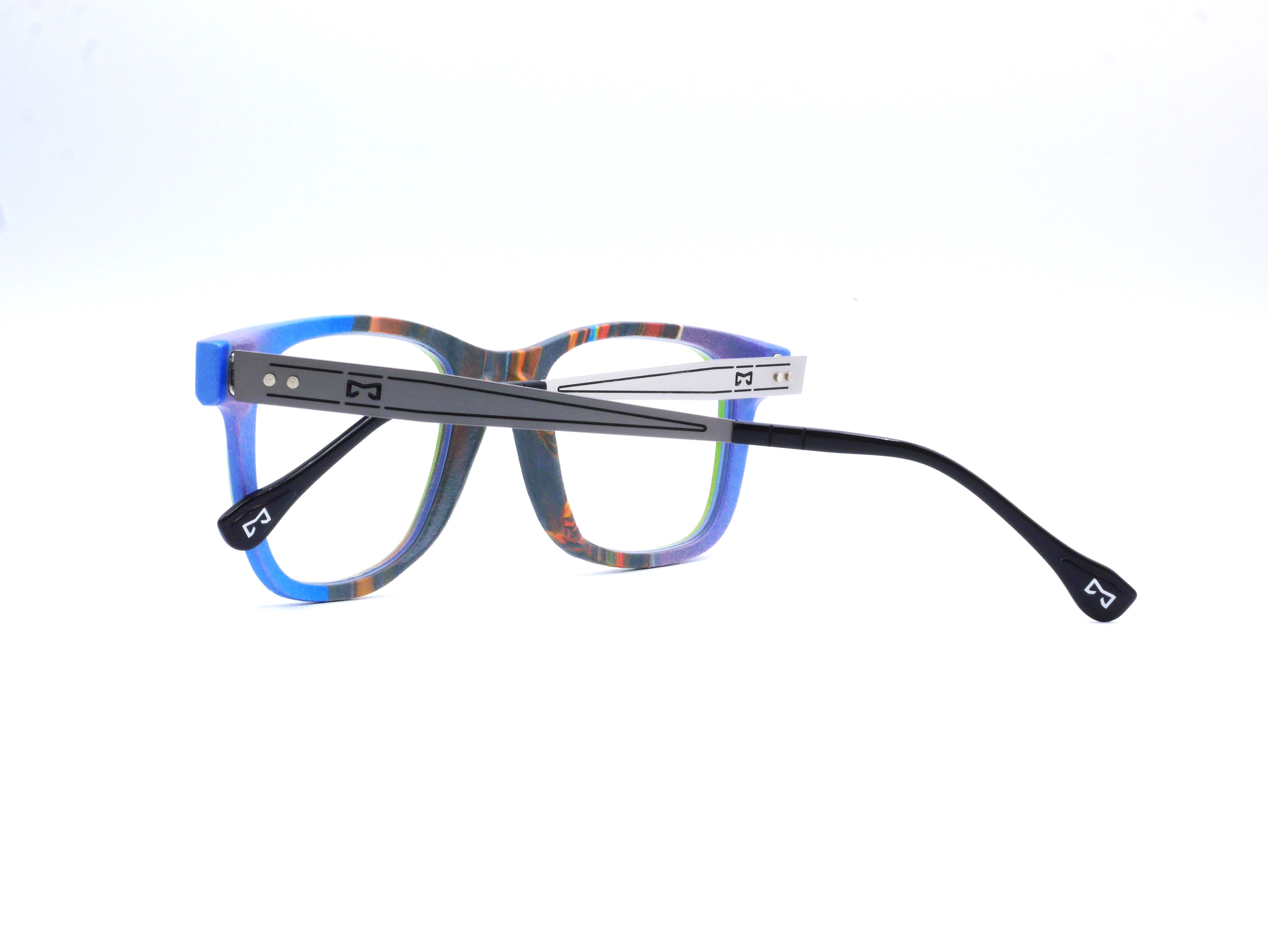 monarc-neon-street-art-monture-lunettes-bleu-vert-15g image 7