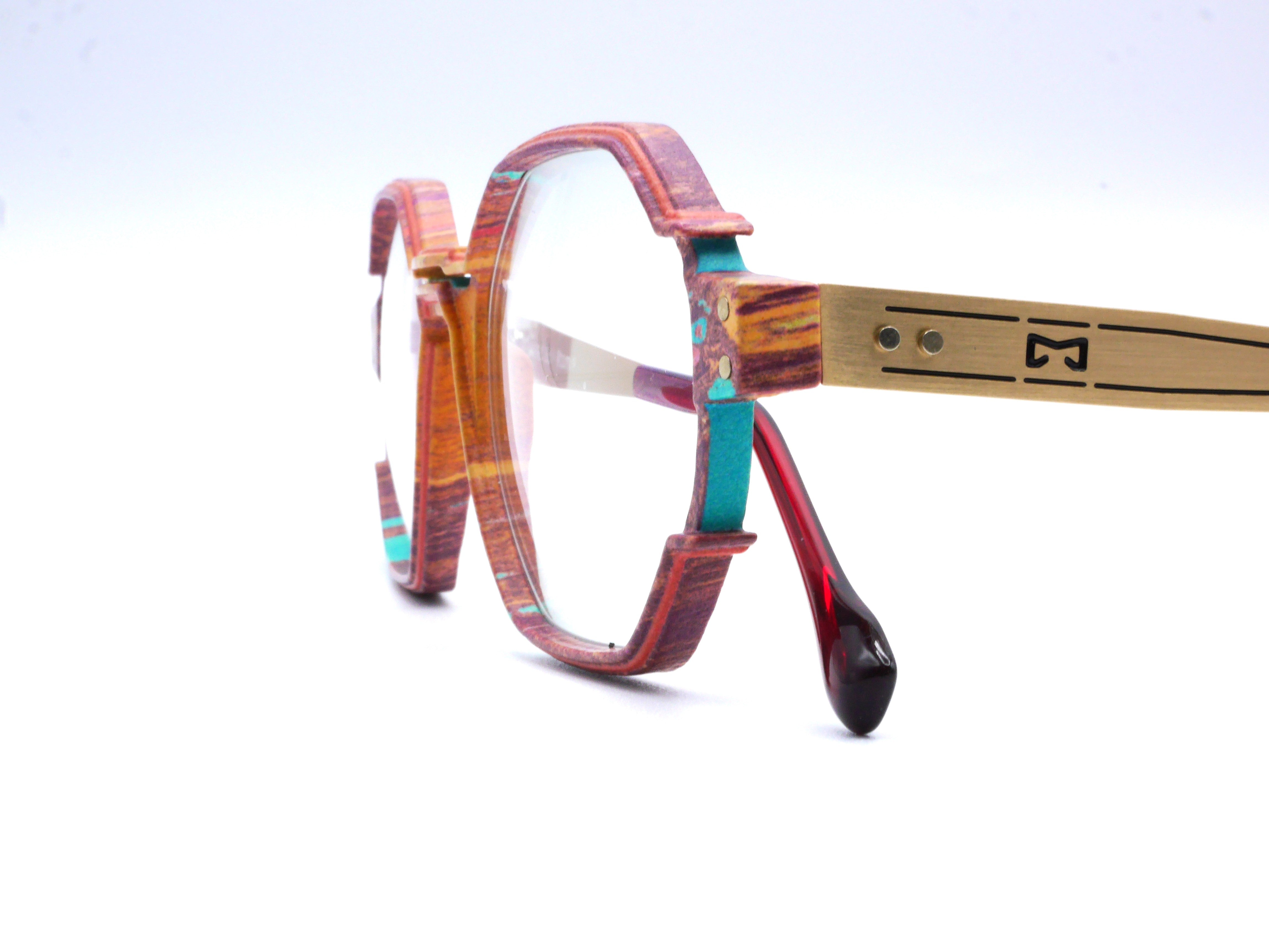 monarc-optic-beryllium-sunrise-monture-lunettes-bordeaux-12g image 4