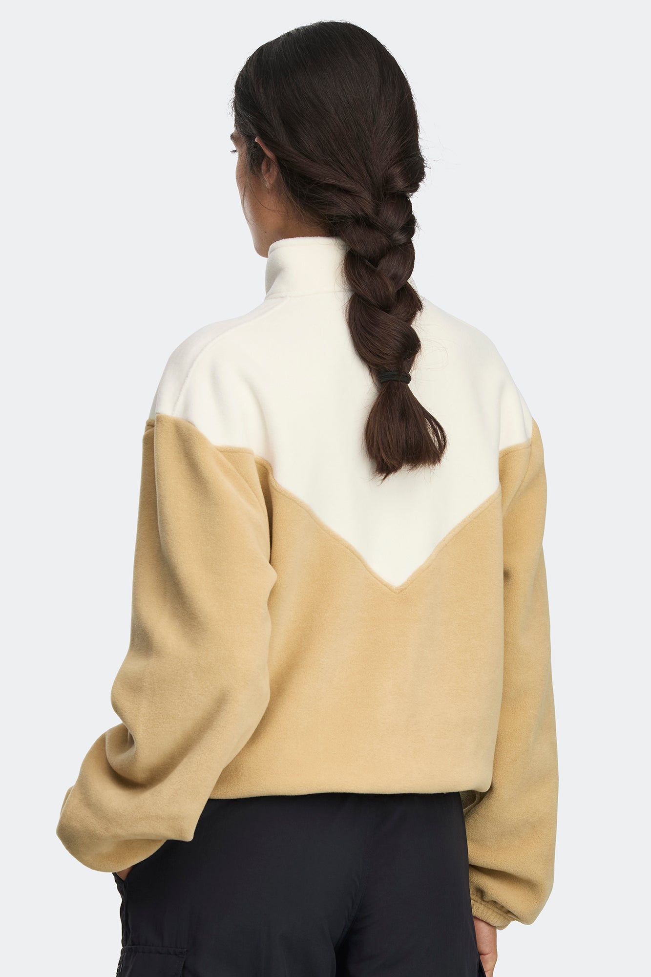 canada-goose-tayen-7239w-polaire-quarter-zip-beige-femme image 2