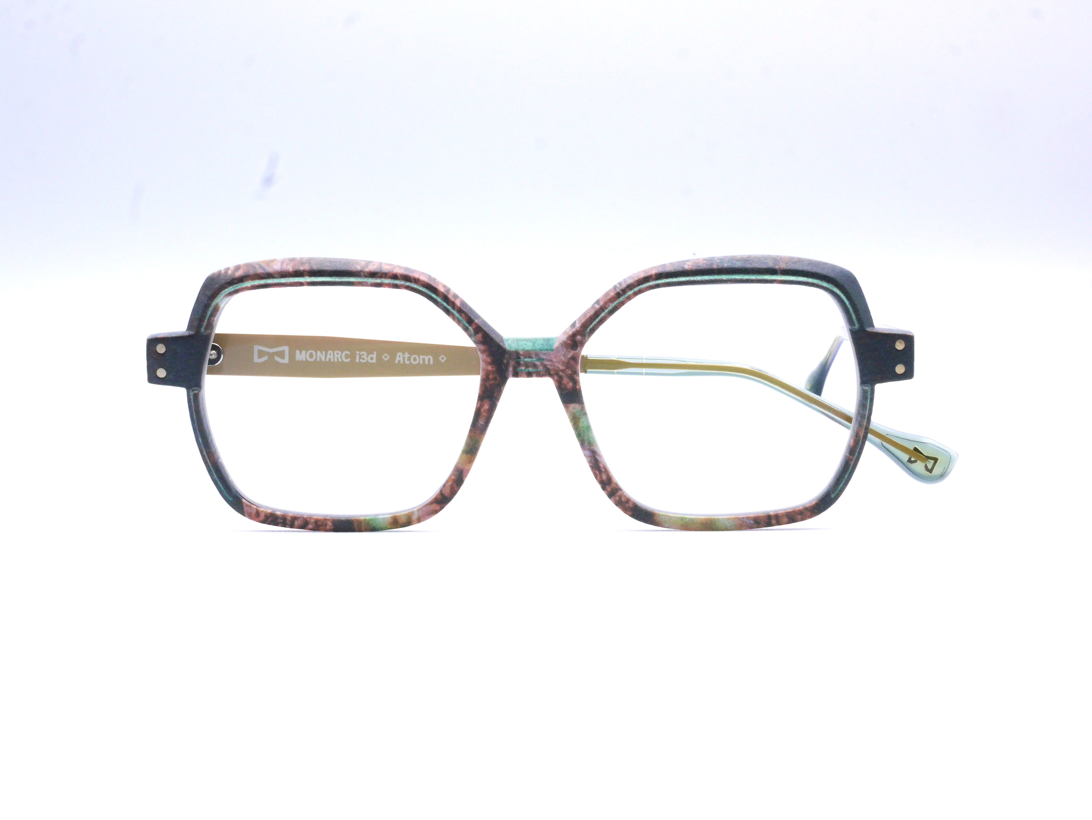 monarc-optic-boron-jungle-monture-lunettes-marron-vert-14g image 3
